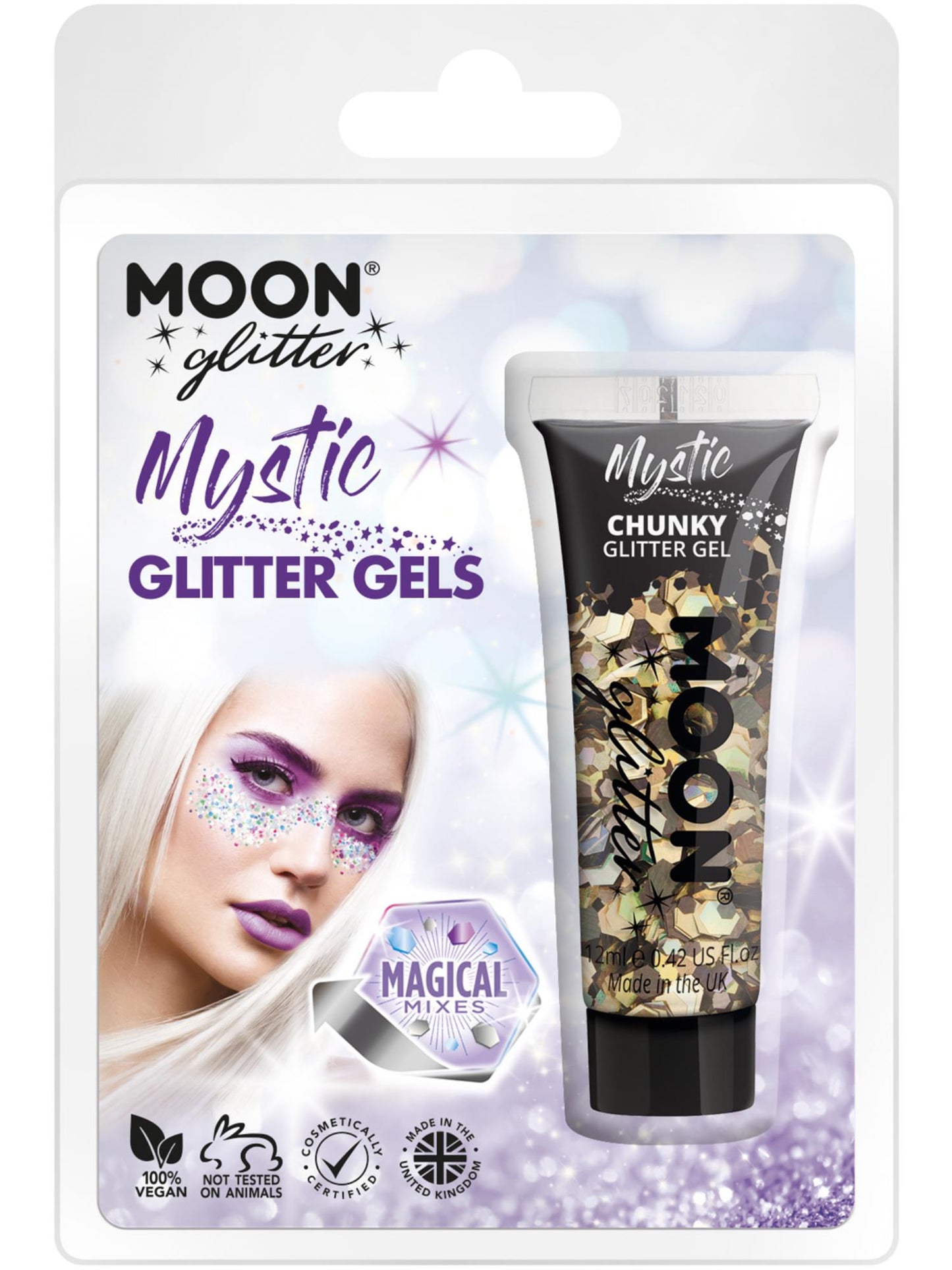 Moon Glitter Mystic Chunky Glitter Gel, Clamshell Wholesale