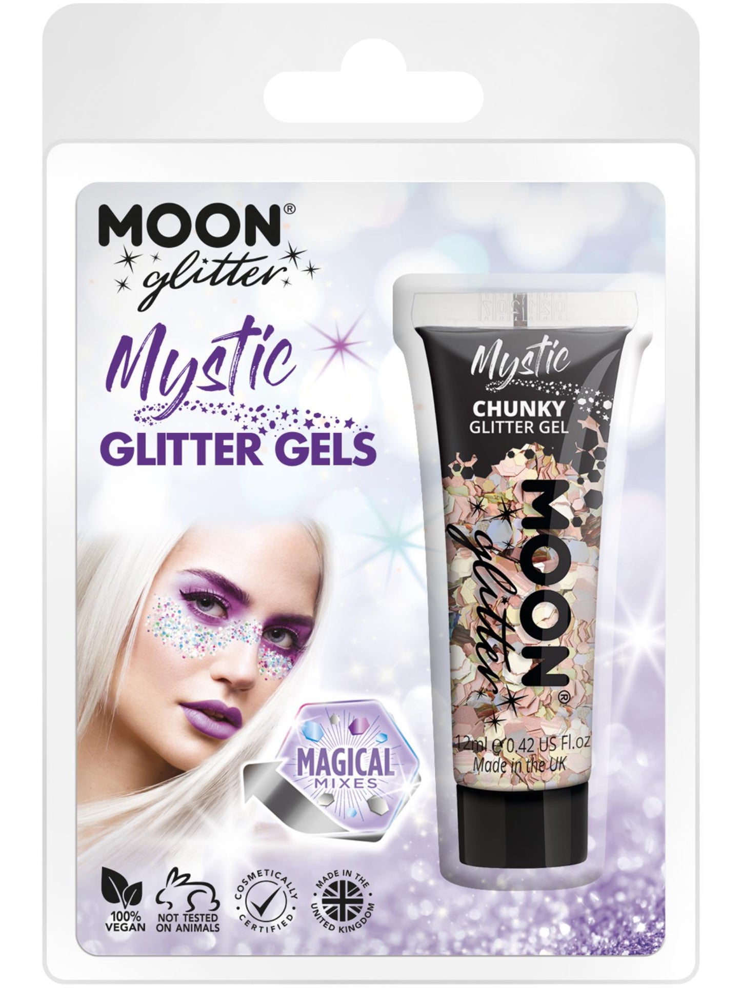 Moon Glitter Mystic Chunky Glitter Gel, Clamshell Wholesale
