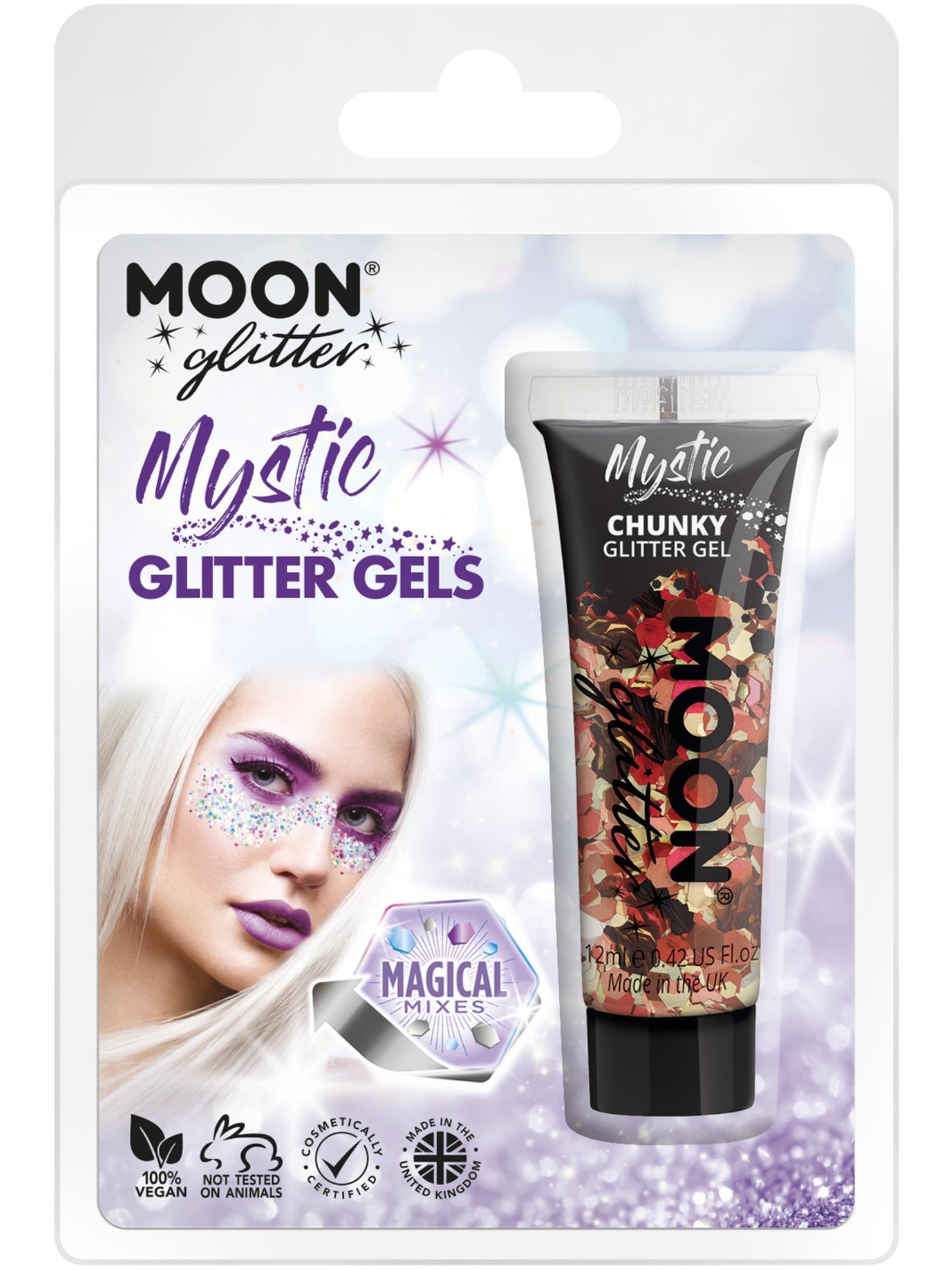 Moon Glitter Mystic Chunky Glitter Gel, Clamshell Wholesale