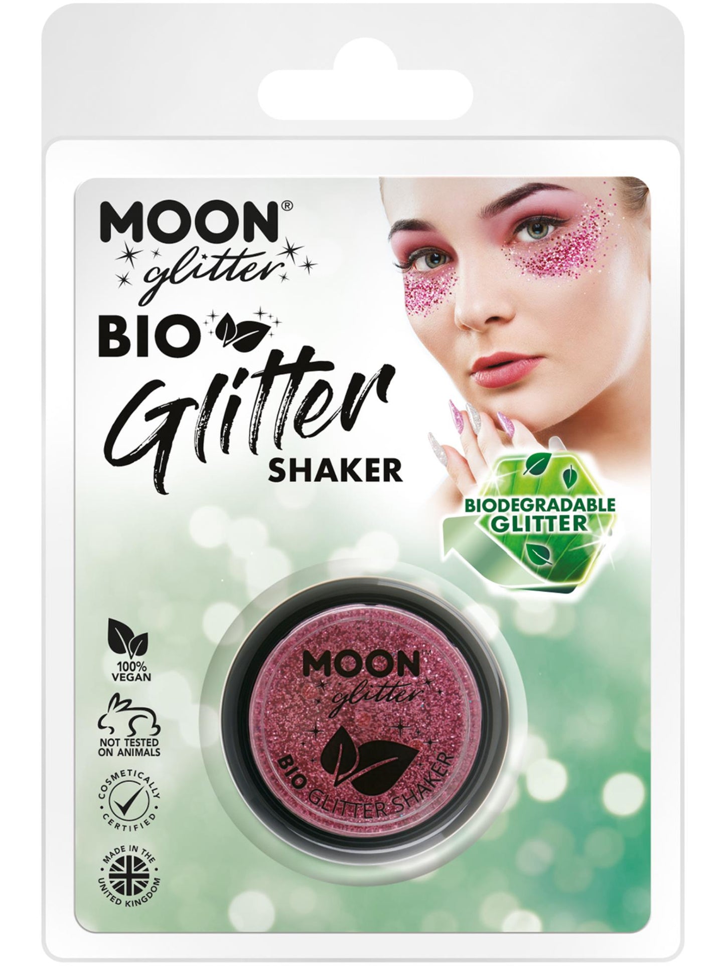 Moon Glitter Bio Glitter Shakers, Pink Wholesale