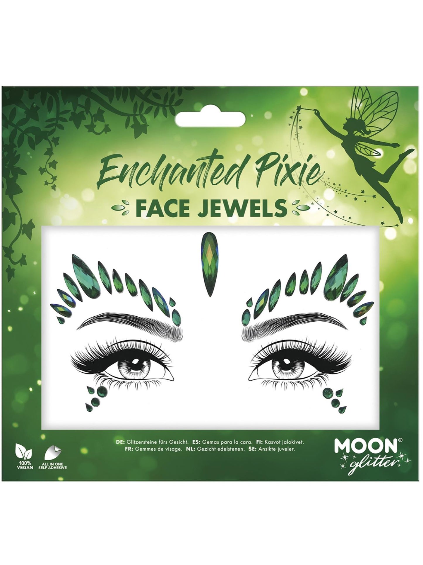 Moon Glitter Face Jewels, Enchanted Pixie Wholesale
