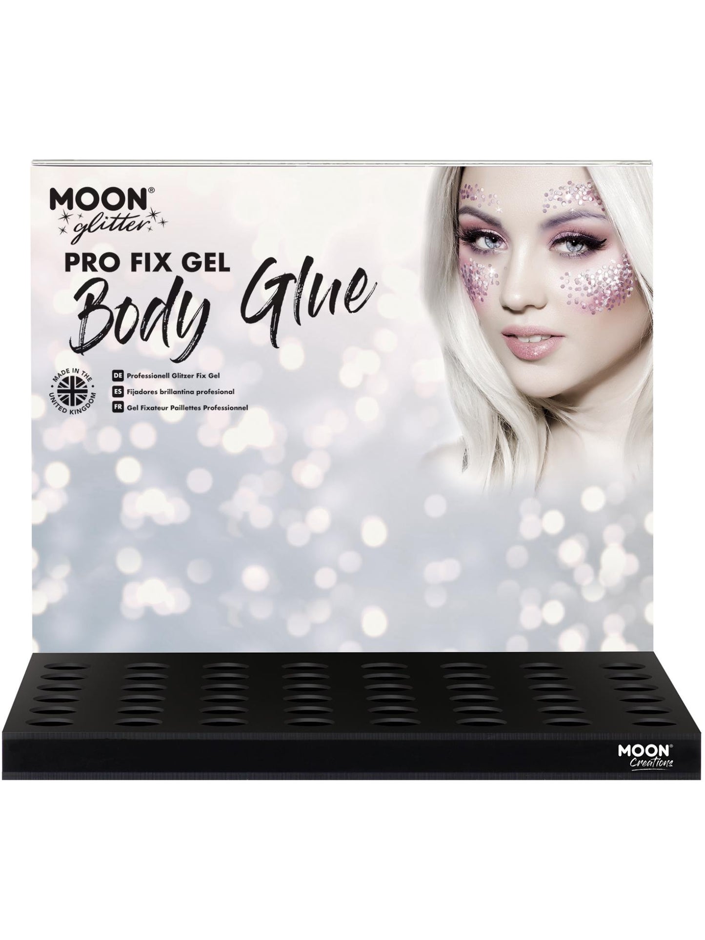 Gel / colle corporelle Moon Glitter Pro Fix, vente en gros