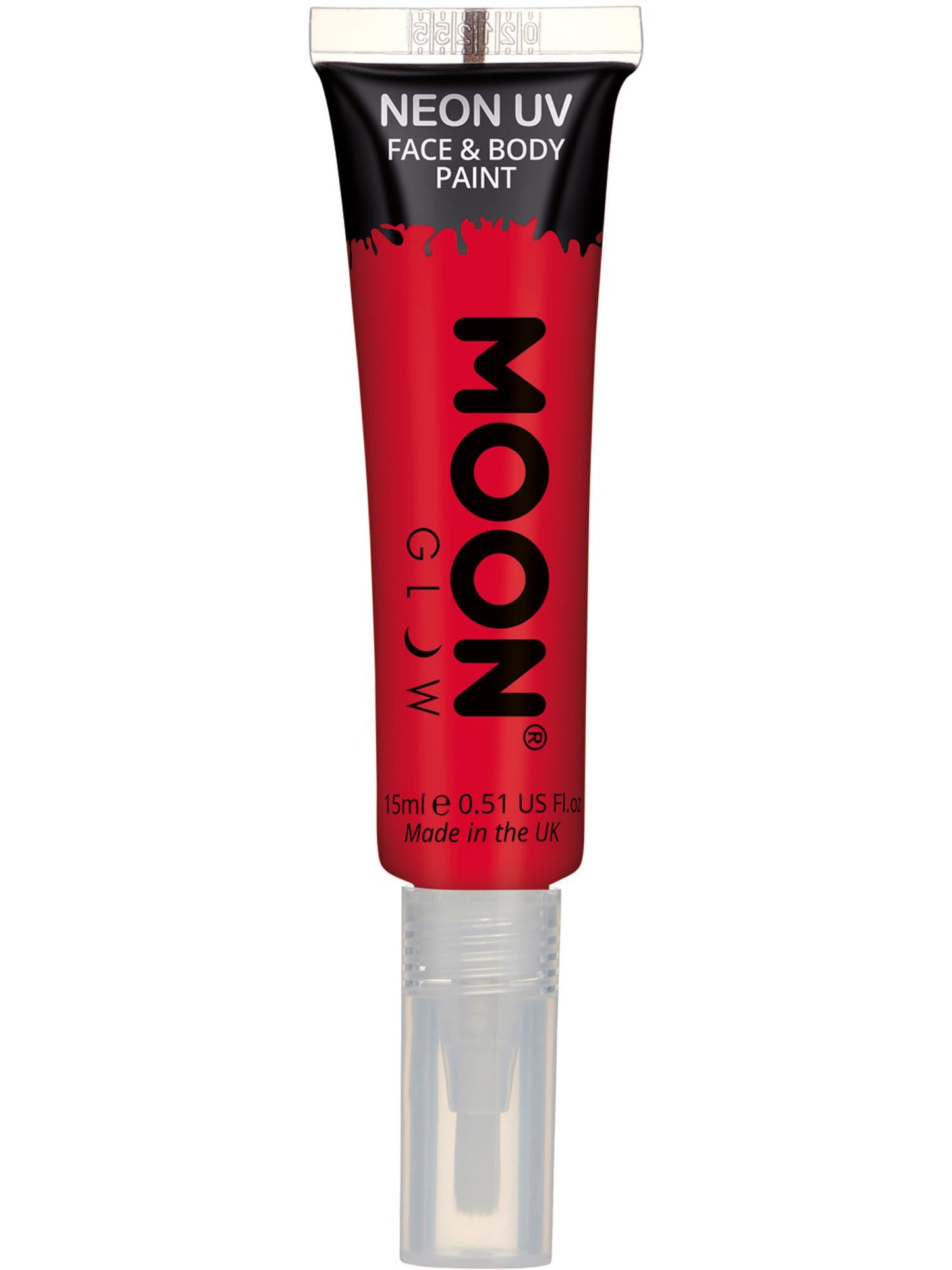 Peinture pour le visage UV néon intense Moon Glow, rouge, vente en gros