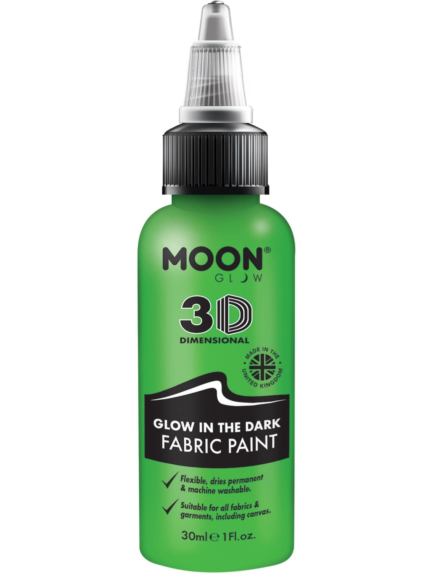 Moon Glow - Peinture pour tissu phosphorescente, verte, vente en gros