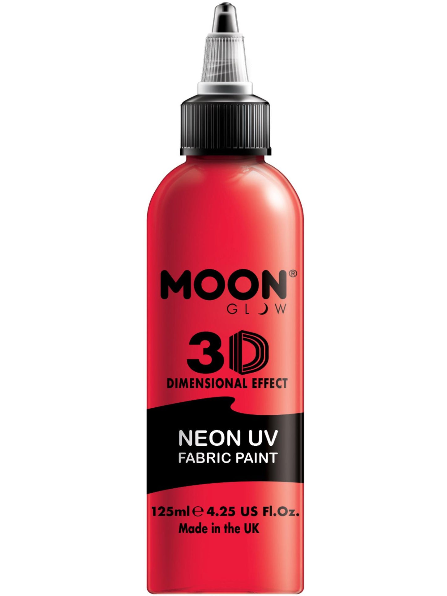 Moon Glow - Neon UV Intense Fabric Paint, Red Wholesale