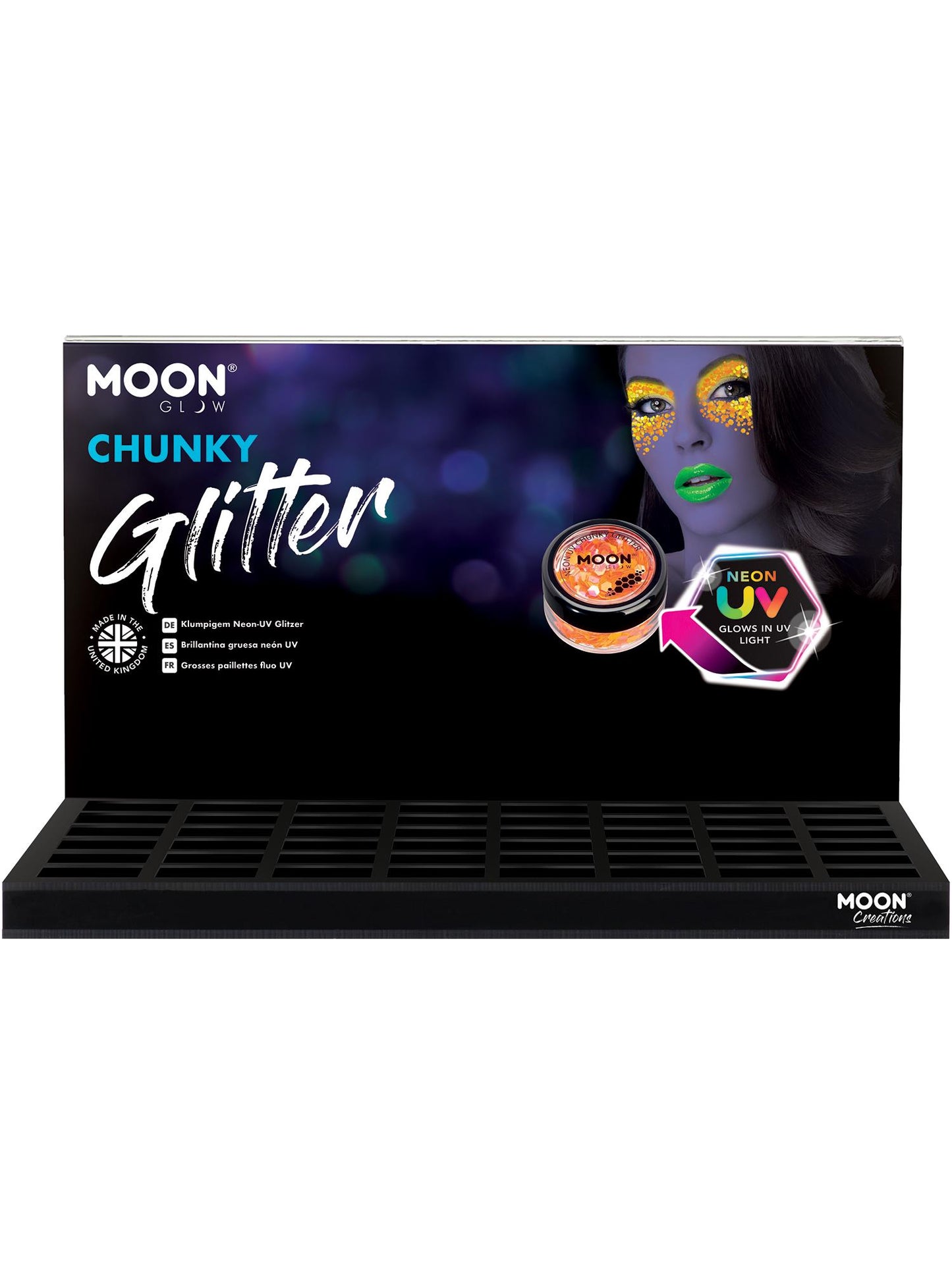 Moon Glow - Neon UV Chunky Glitter, Wholesale