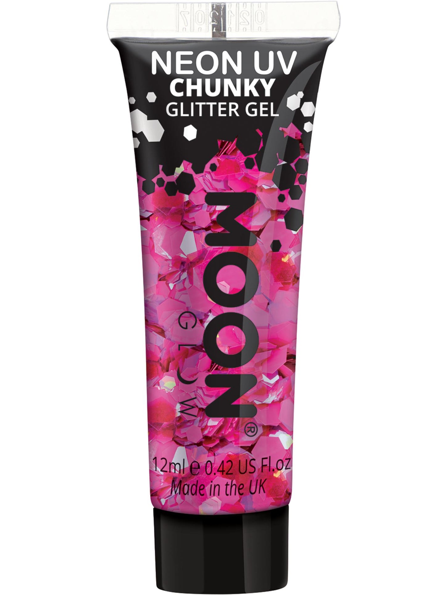 Moon Glow - Neon UV Chunky Glitter Gel, Magenta Wholesale