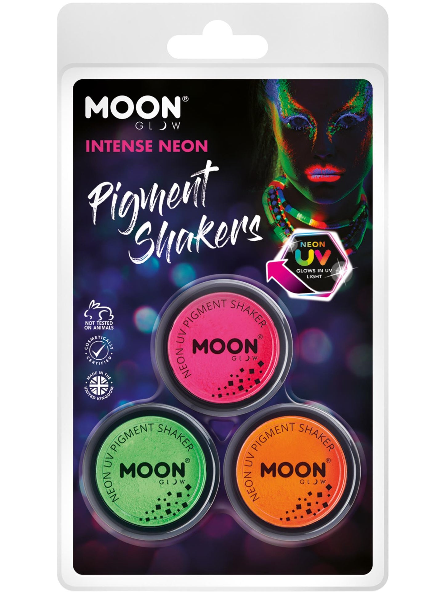 Moon Glow Intense Neon UV Pigment Shakers Wholesale