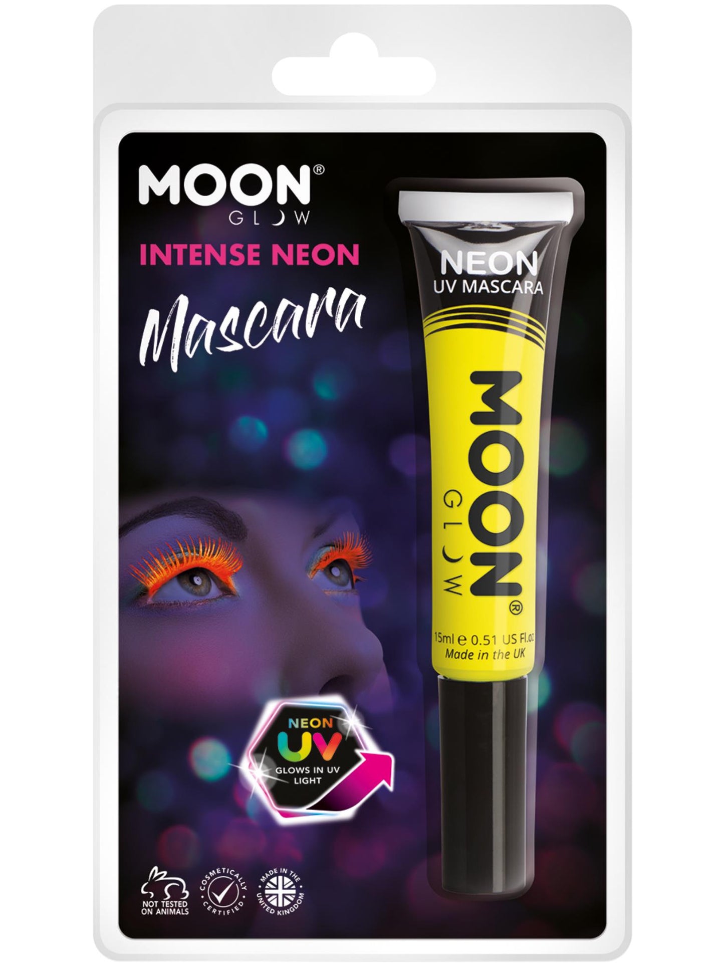 Moon Glow Intense Neon UV Mascara, Intense Yellow Wholesale