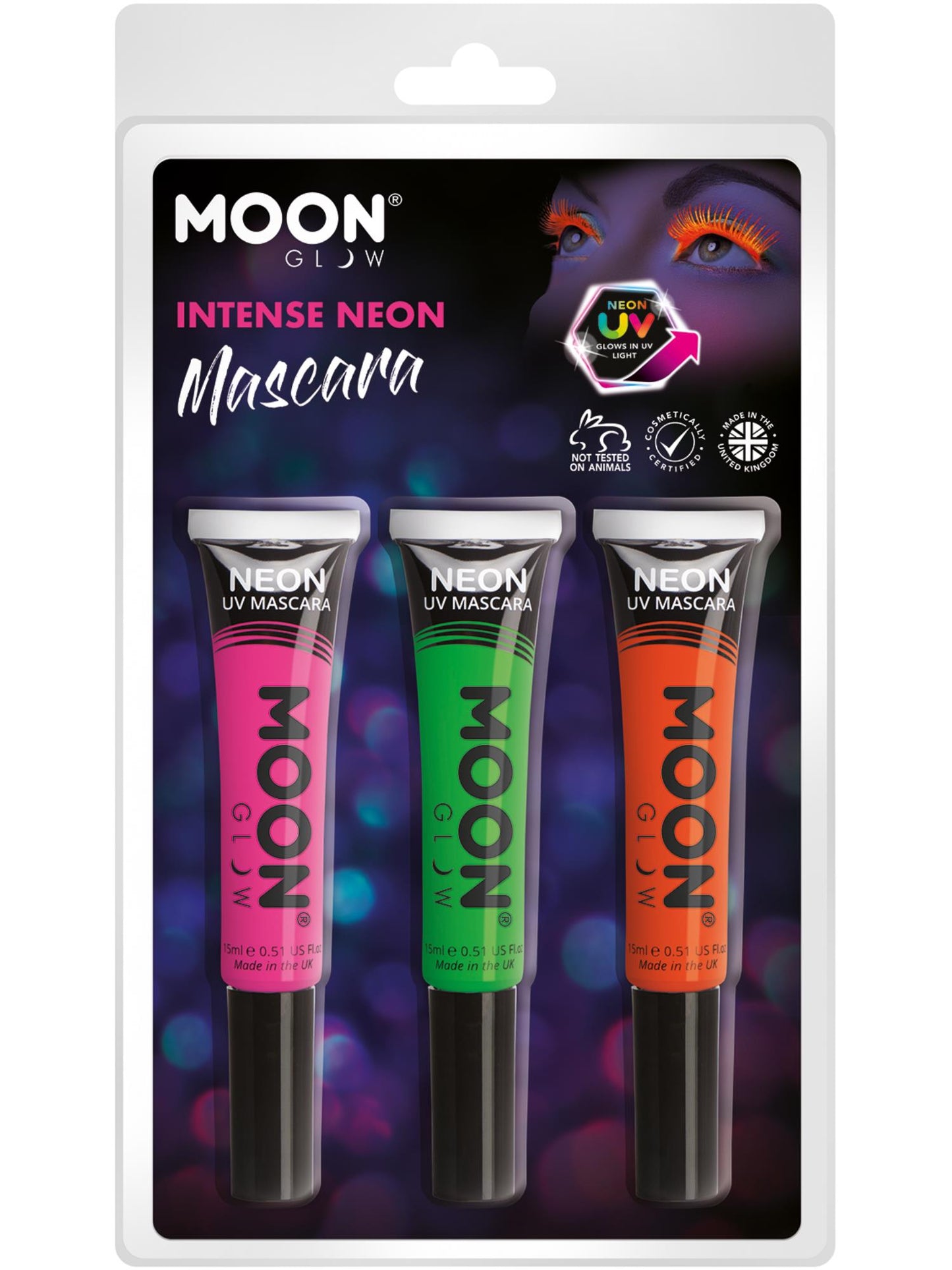 Mascara UV néon intense Moon Glow, vente en gros