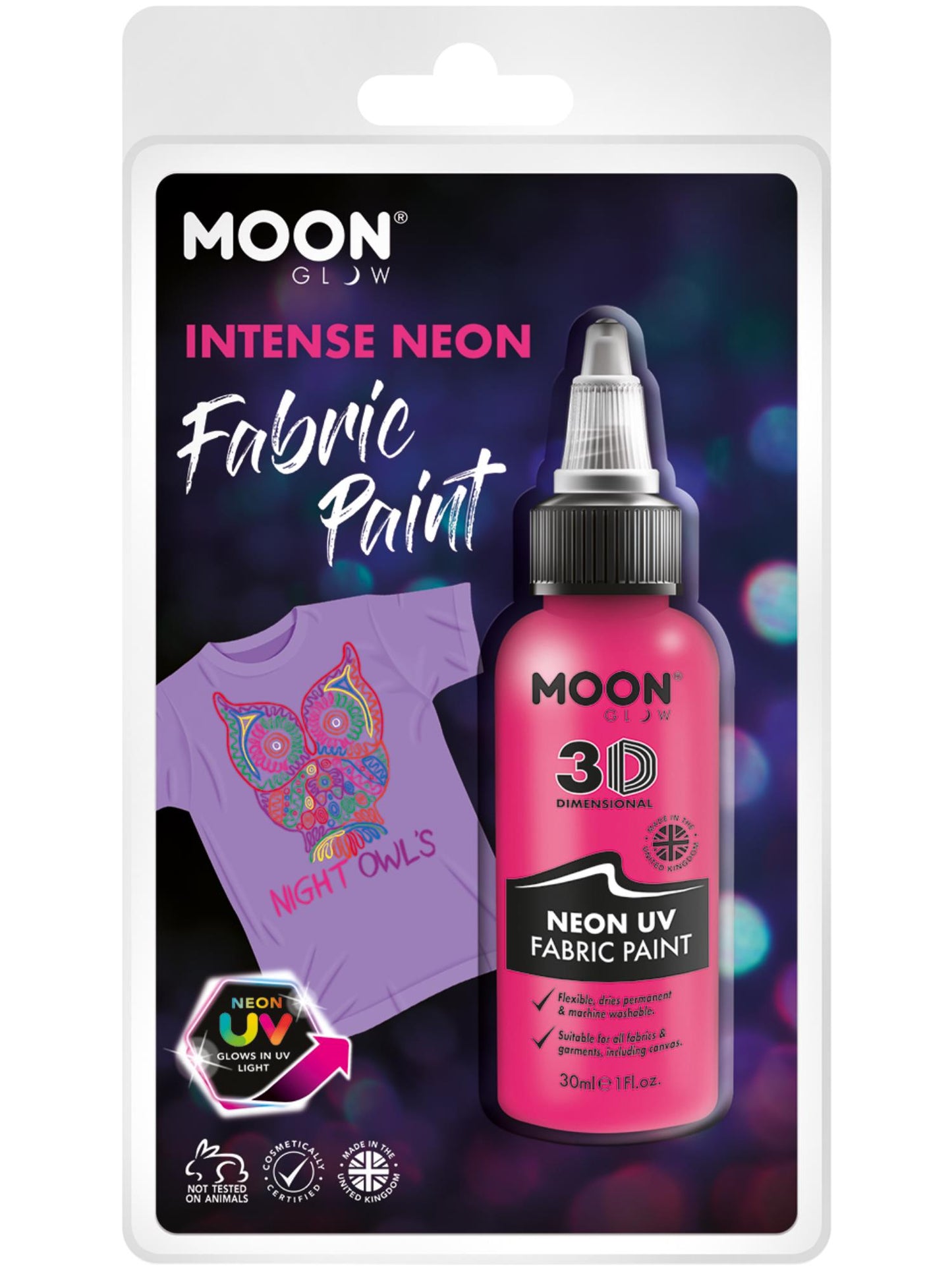 Moon Glow - Peinture pour tissu UV néon intense en gros