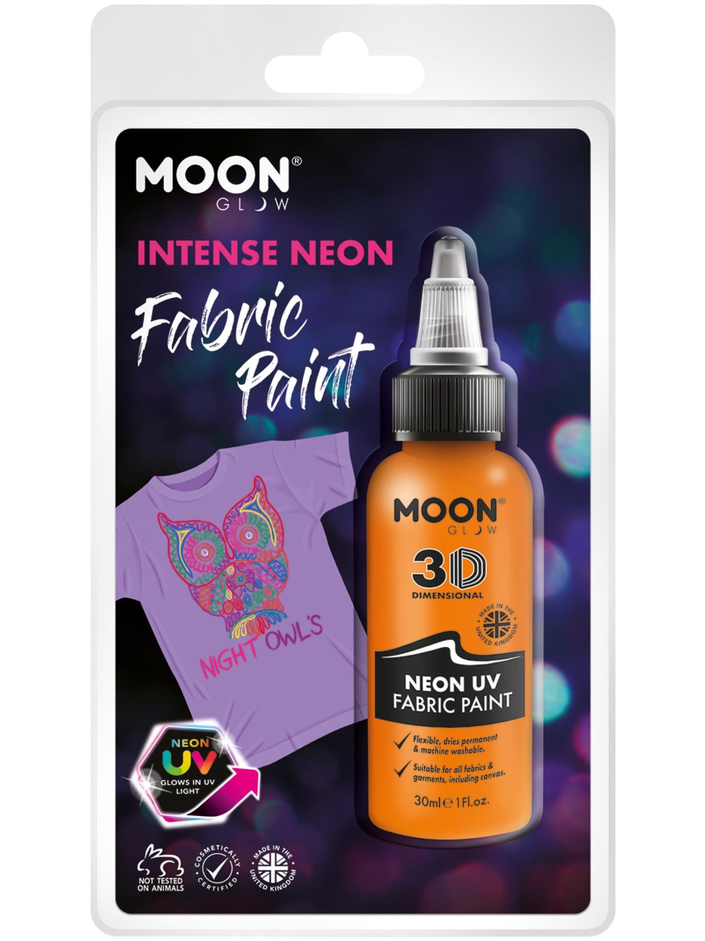 Moon Glow - Peinture pour tissu UV néon intense en gros