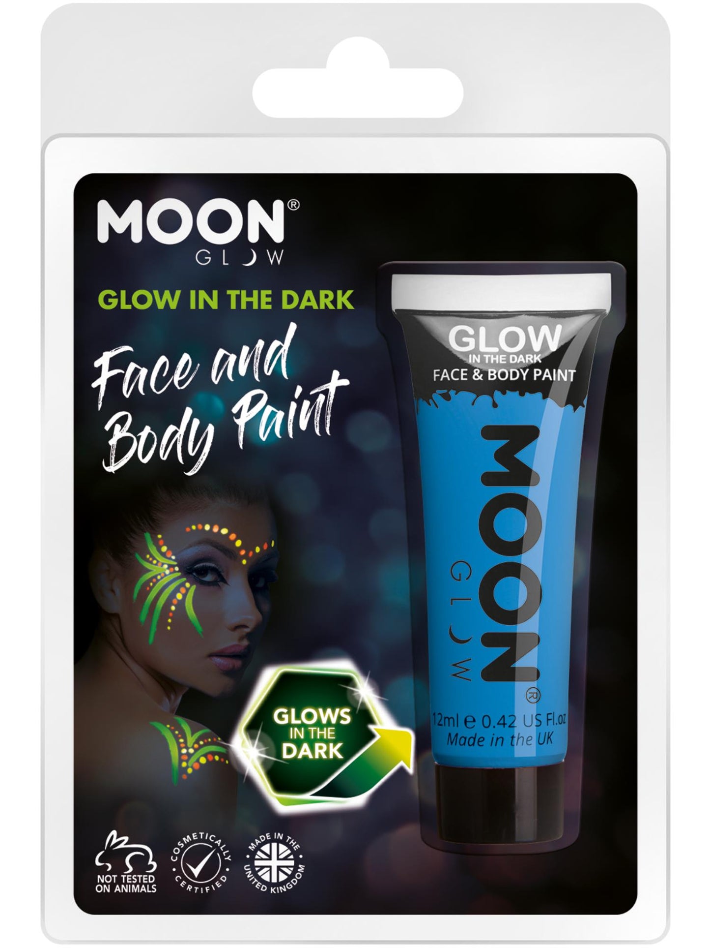 Moon Glow - Glow in the Dark Face Paint, Blue Wholesale