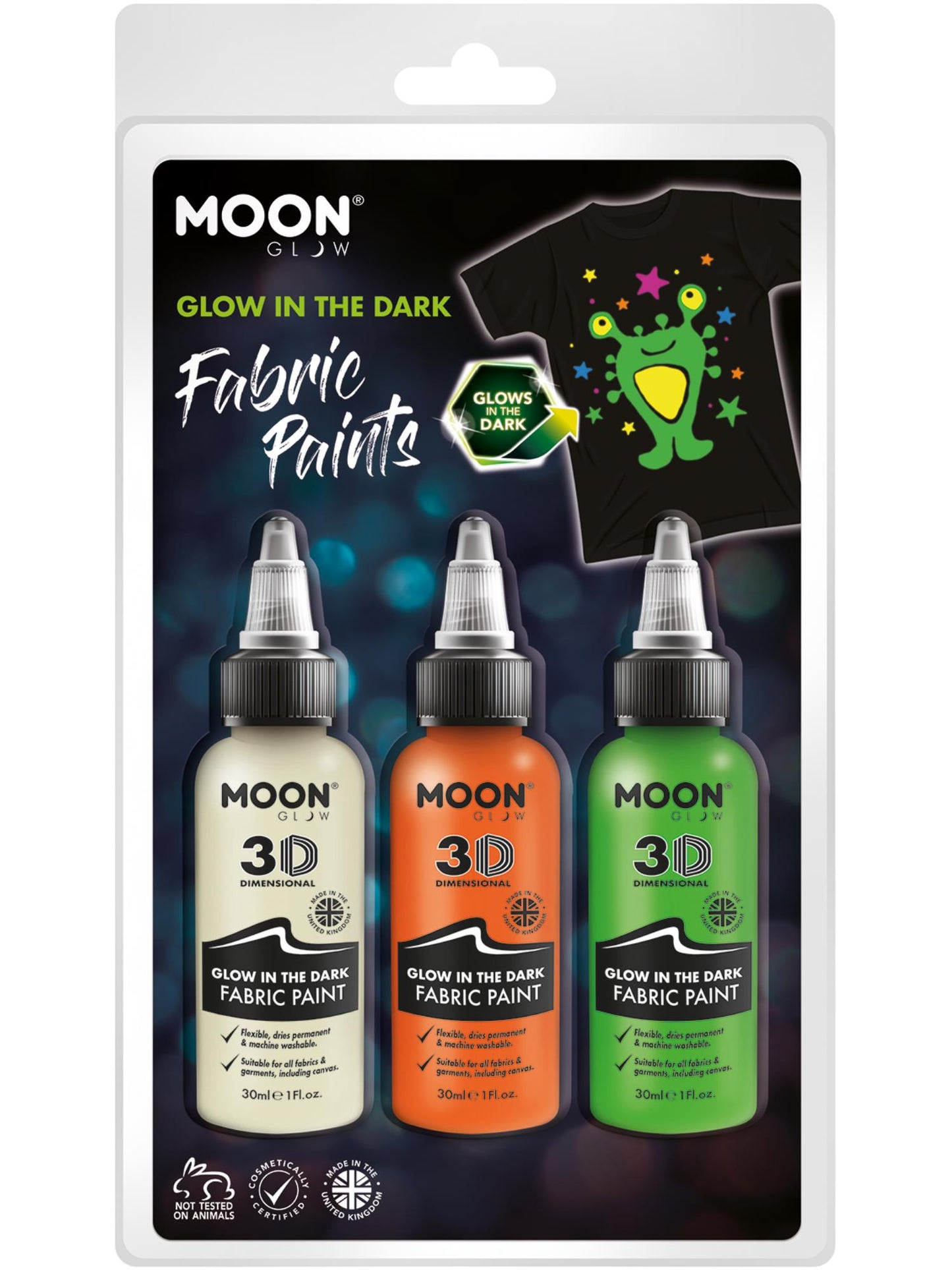 Moon Glow - Peinture pour tissu phosphorescente, vente en gros