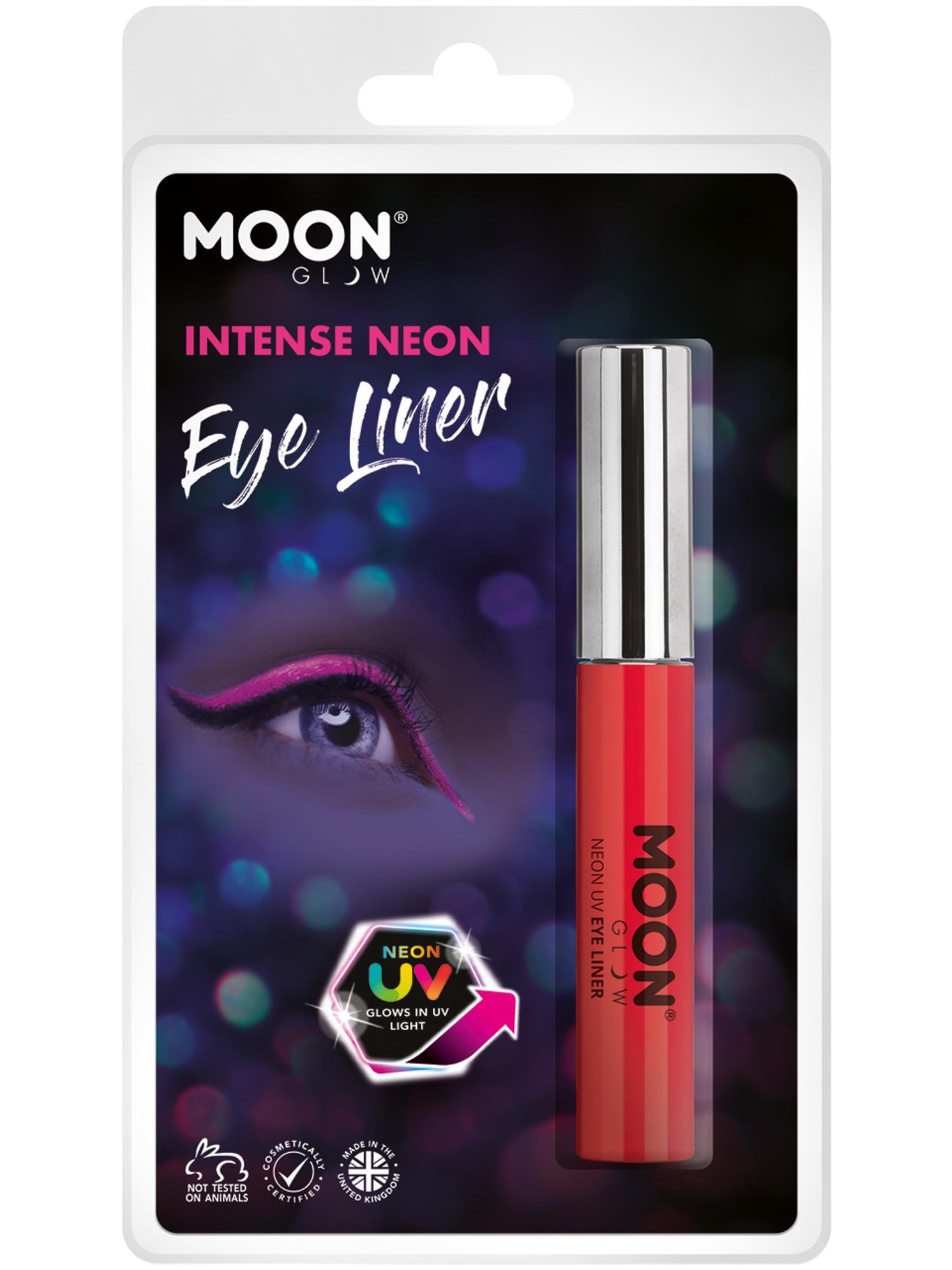 Moon Glow Intense Neon UV Eye Liner, Intense Red Wholesale