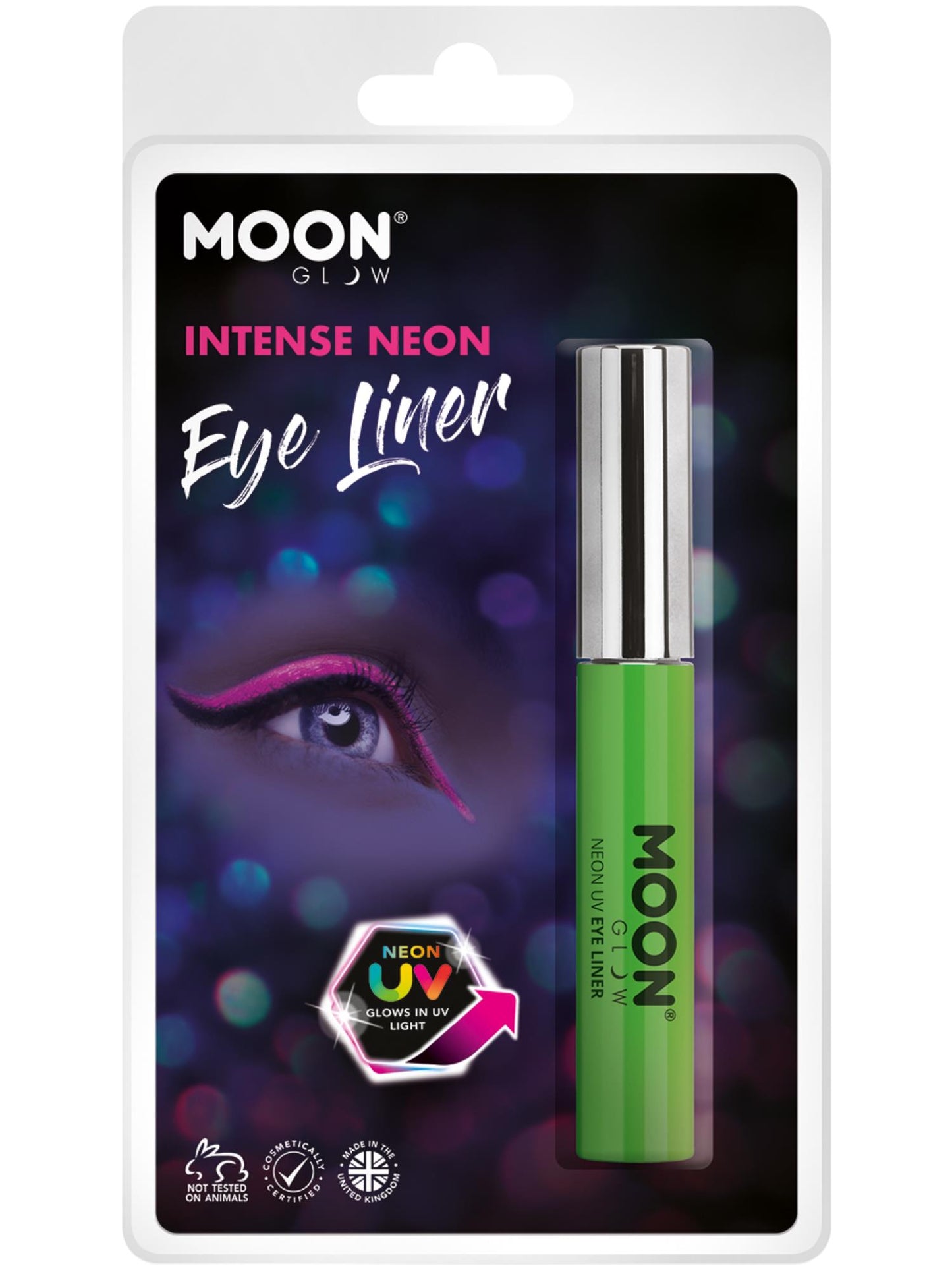 Eyeliner UV néon intense Moon Glow, vert intense, vente en gros