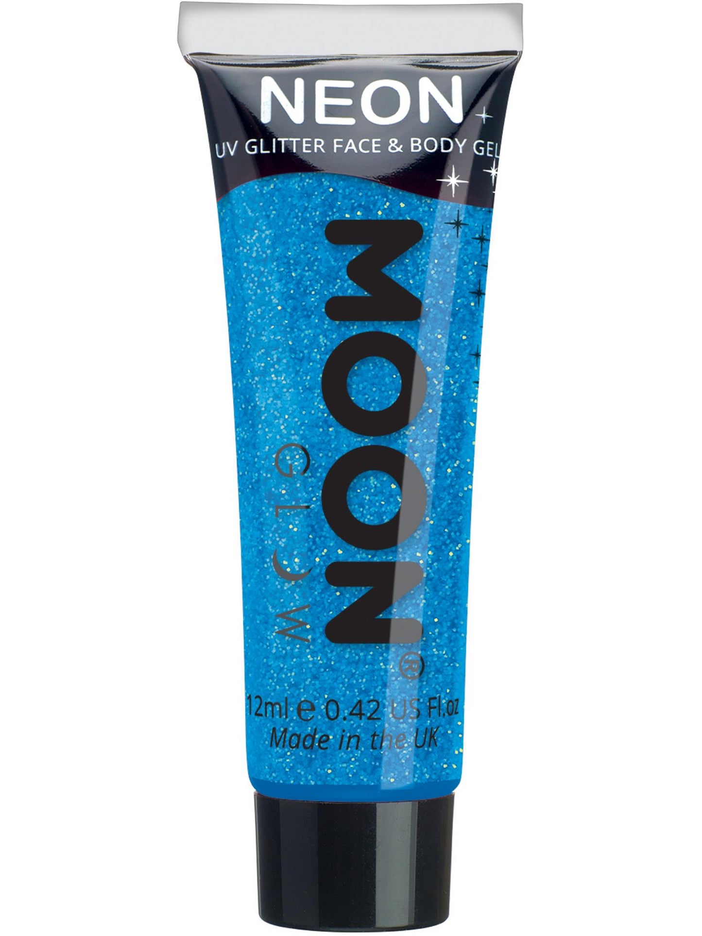 Moon Glow Neon UV Fine Glitter Gel, Blue Wholesale