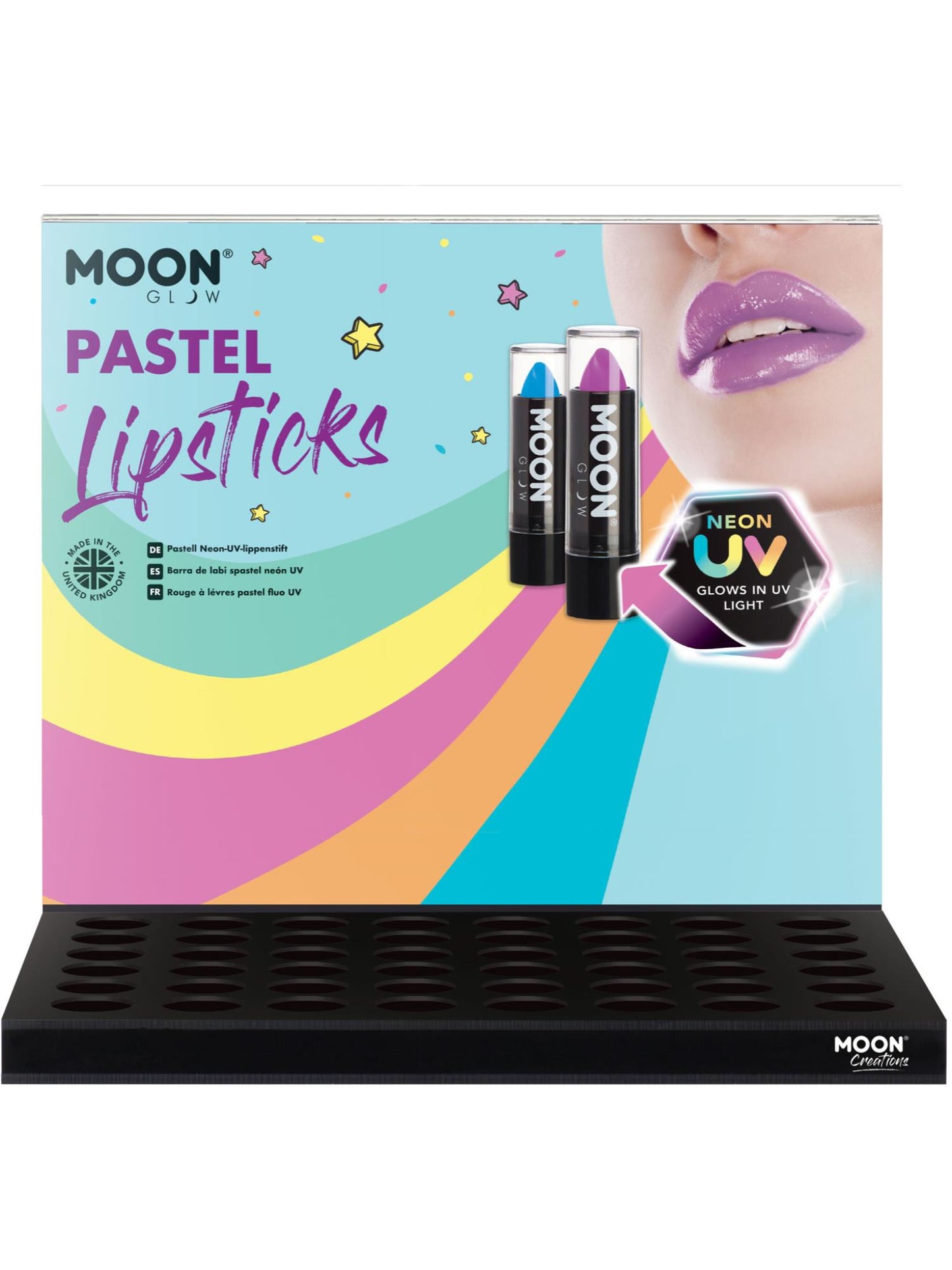 Moon Glow Pastel Neon UV Lipstick, Wholesale