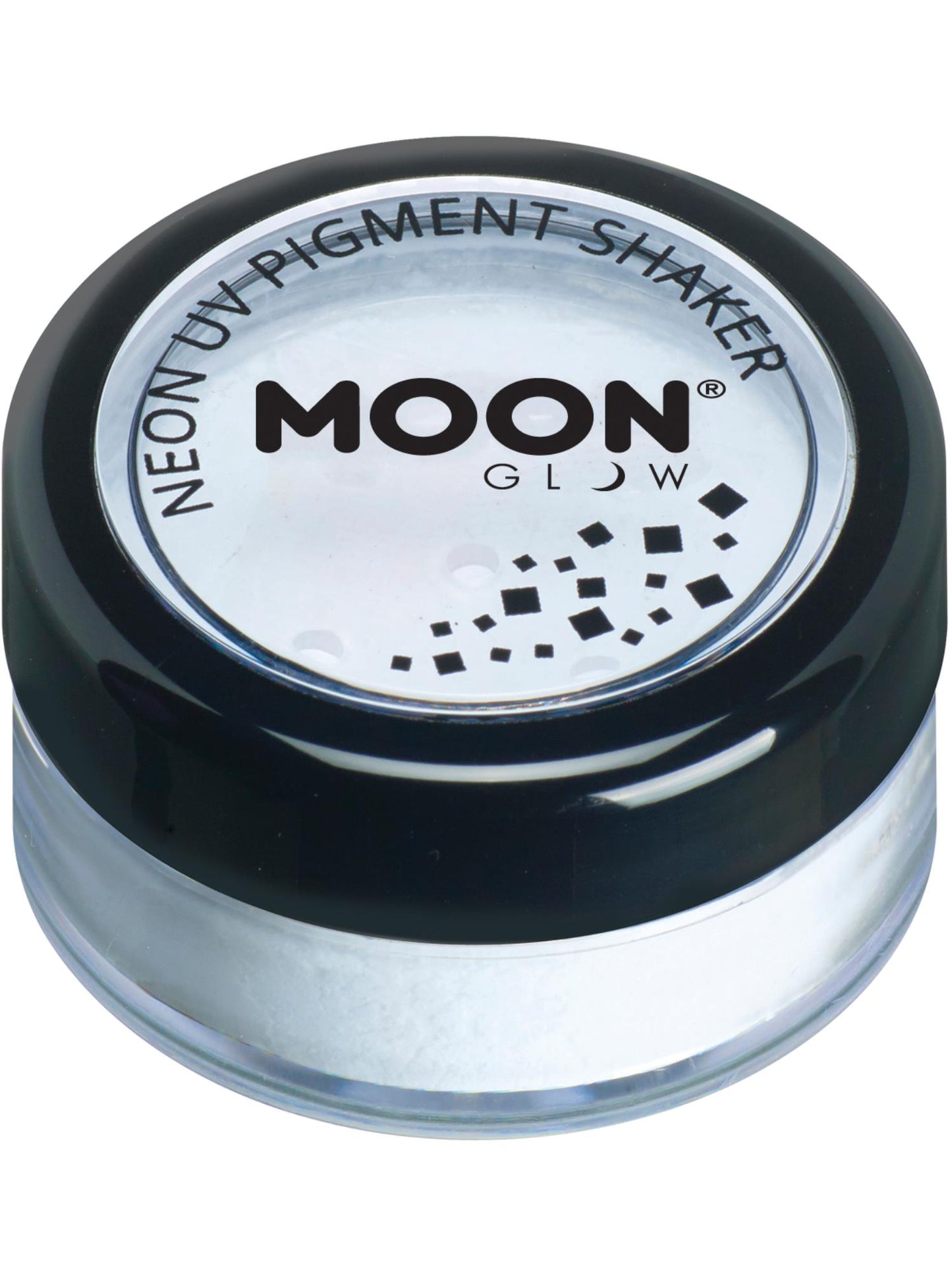 Shakers de pigments UV néon intense Moon Glow, blanc, vente en gros