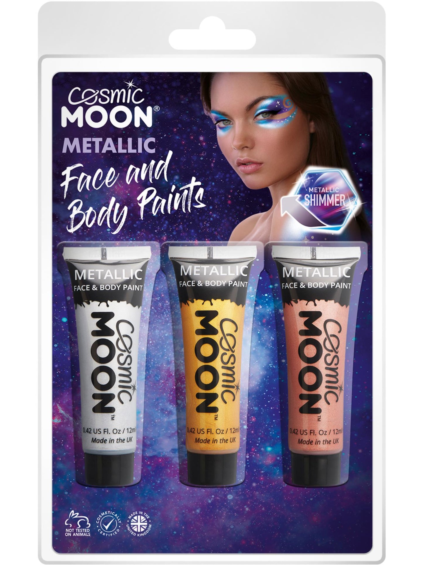 Cosmic Moon Metallic Face & Body Paint, Wholesale