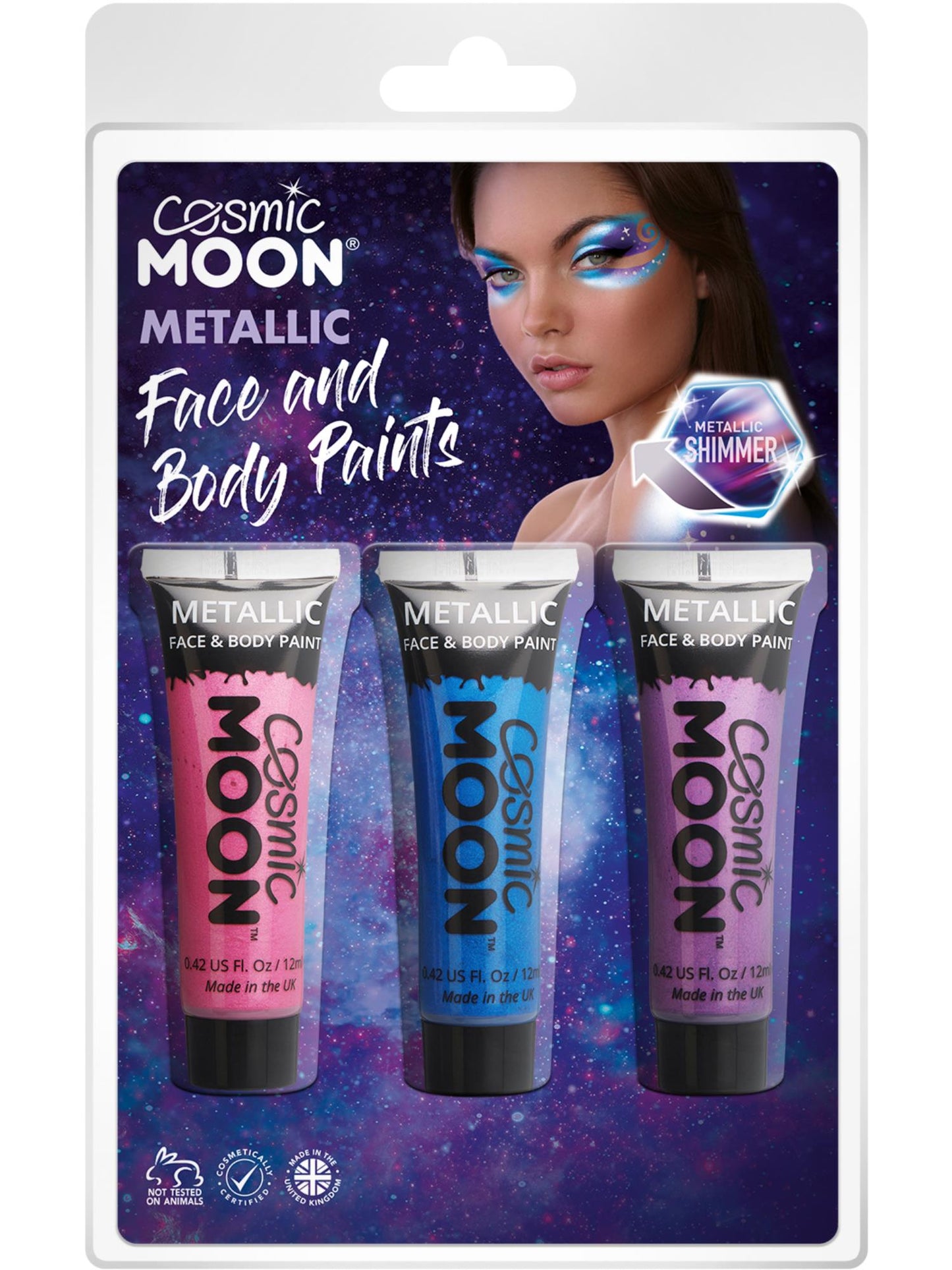 Cosmic Moon Metallic Face & Body Paint, Wholesale