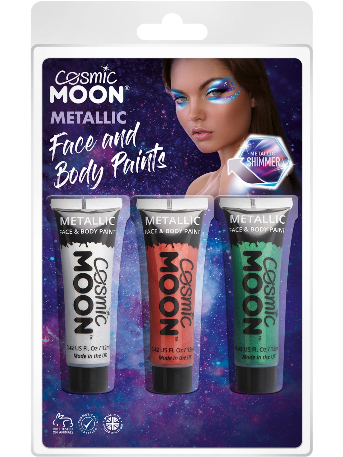Cosmic Moon Metallic Face & Body Paint, Wholesale