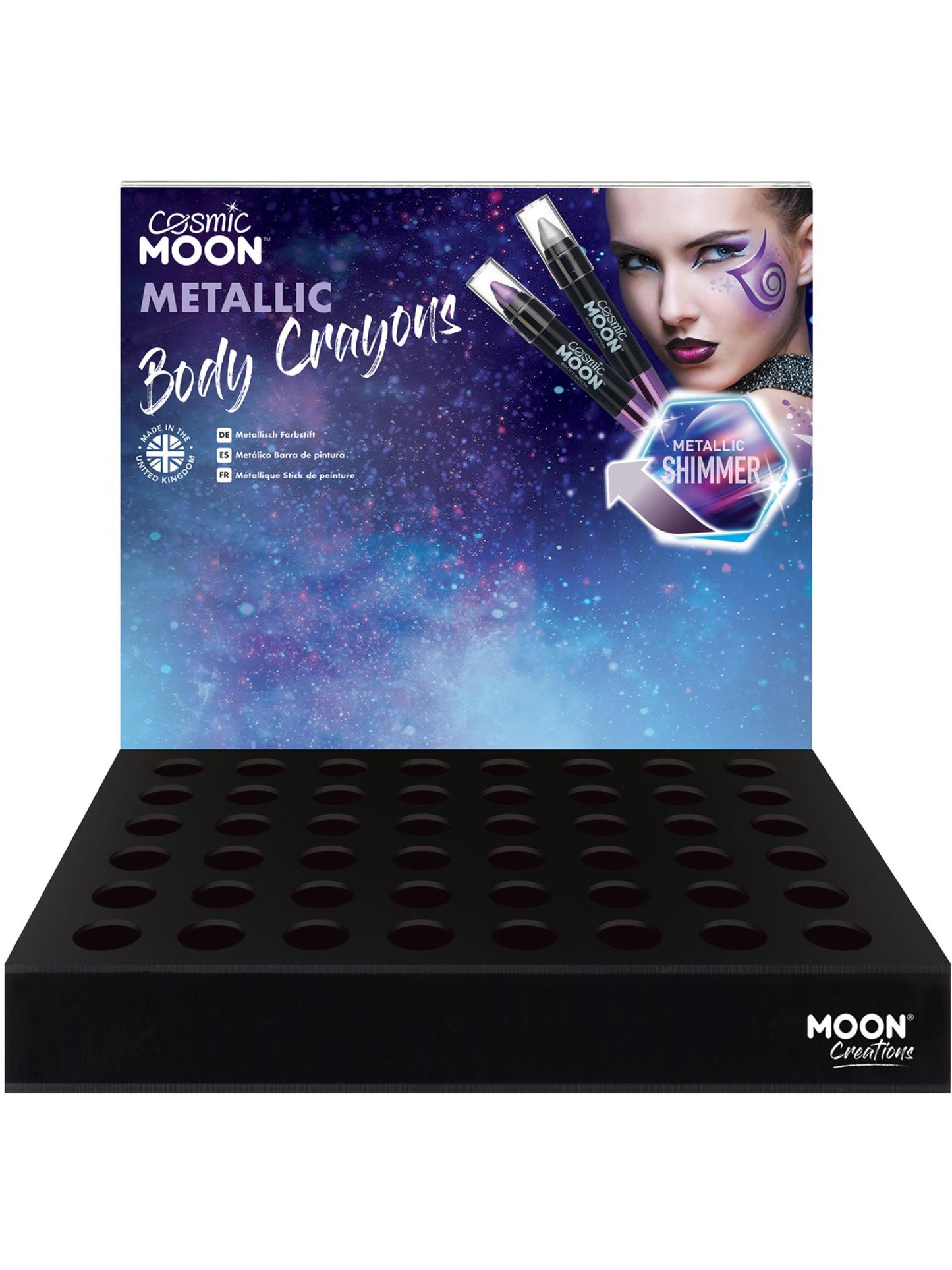 Crayons de couleur métalliques pour le corps Cosmic Moon, vente en gros