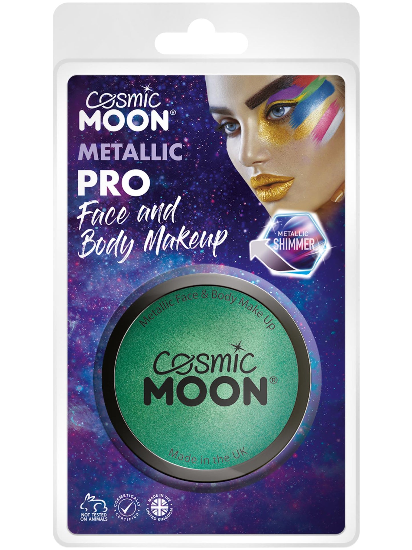 Pots à gâteaux de peinture pour le visage Cosmic Moon Metallic Pro, Gre Wholesale