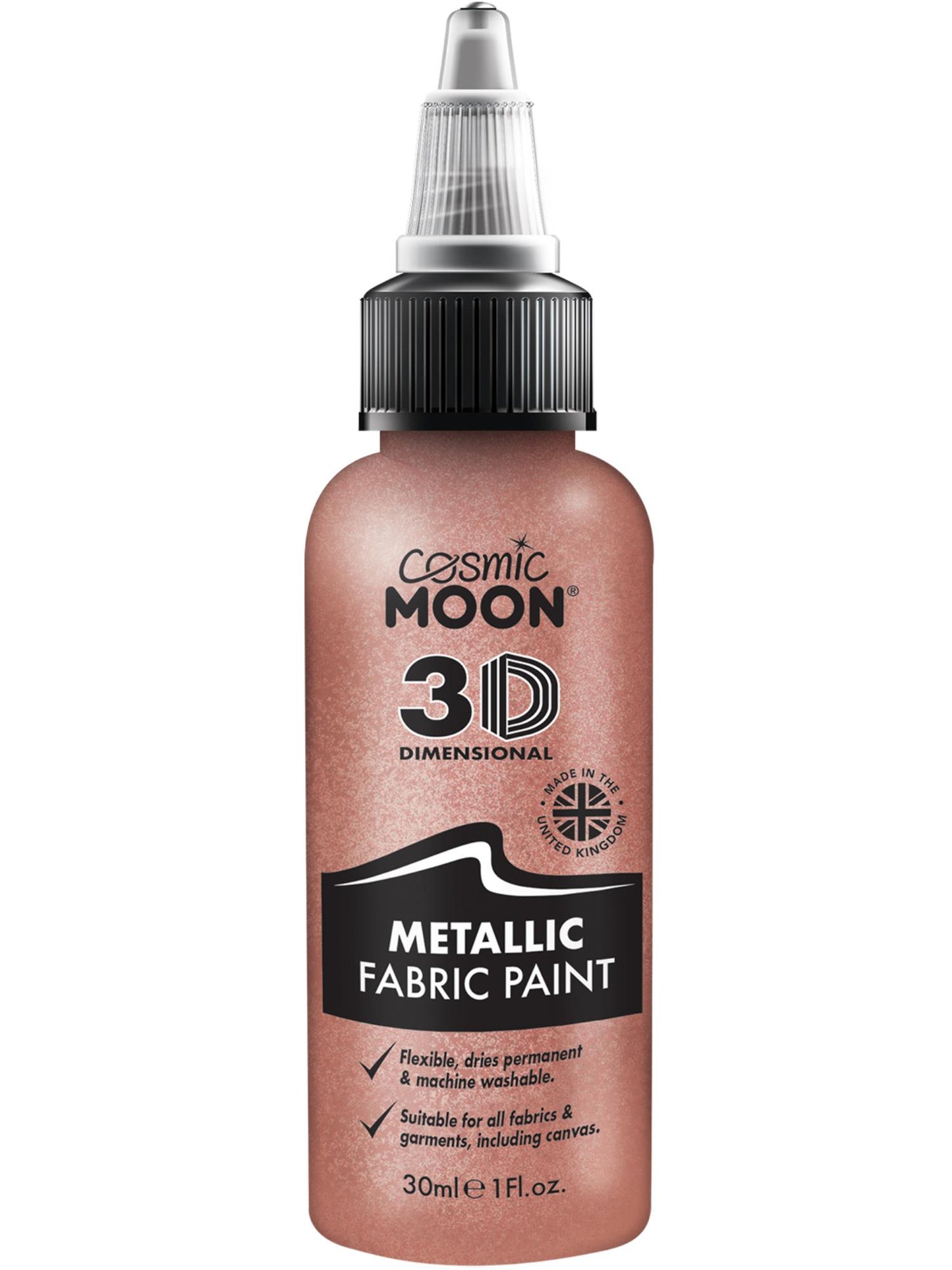 Cosmic Moon Metallic Fabric Paint, Rose Gold Wholesale