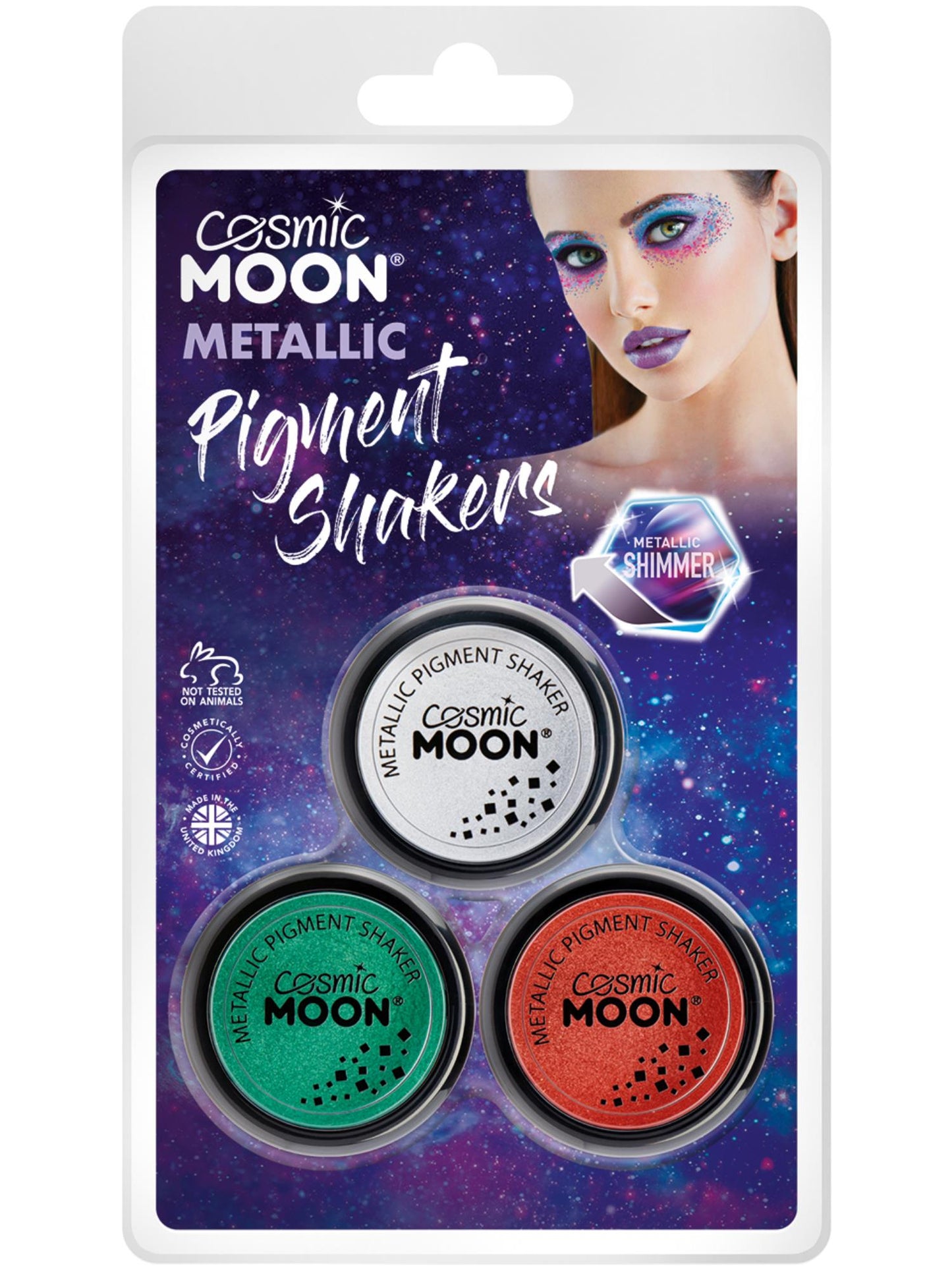 Cosmic Moon Metallic Pigment Shaker, Wholesale