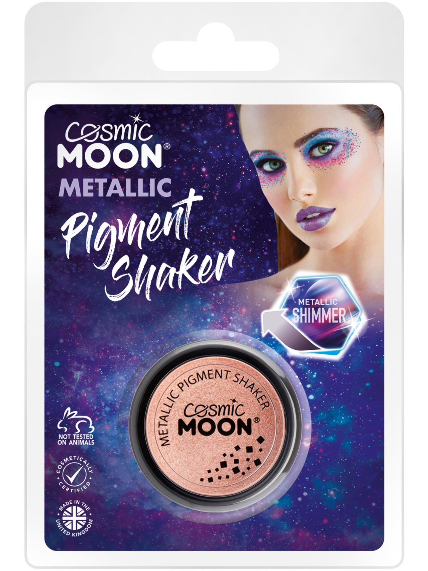 Cosmic Moon Shaker à pigments métalliques, or rose, vente en gros