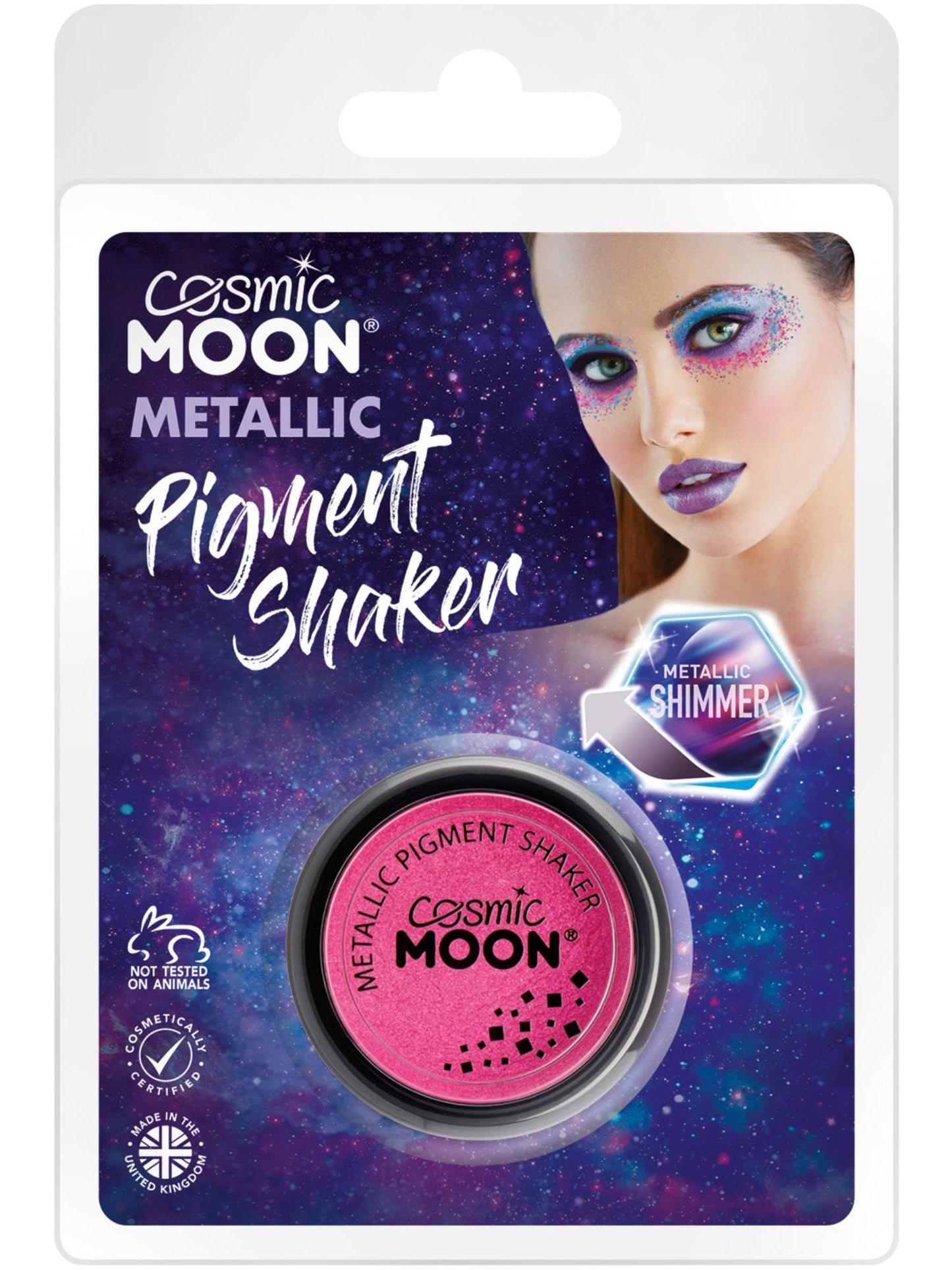 Cosmic Moon Shaker à pigments métalliques, rose, vente en gros