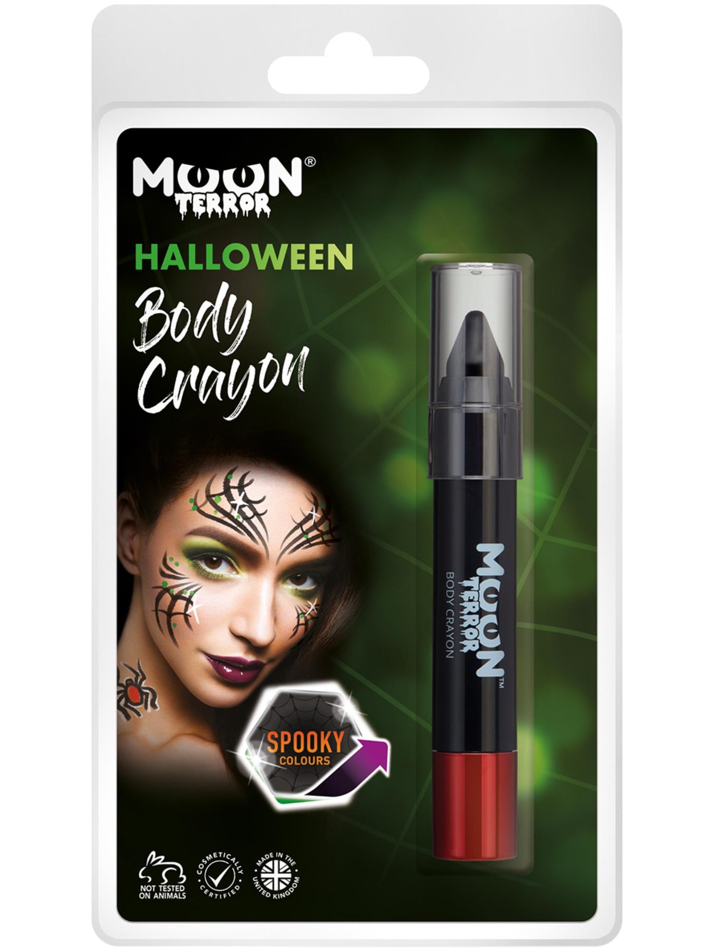 Moon Terror Halloween Body Crayons, Black Wholesale
