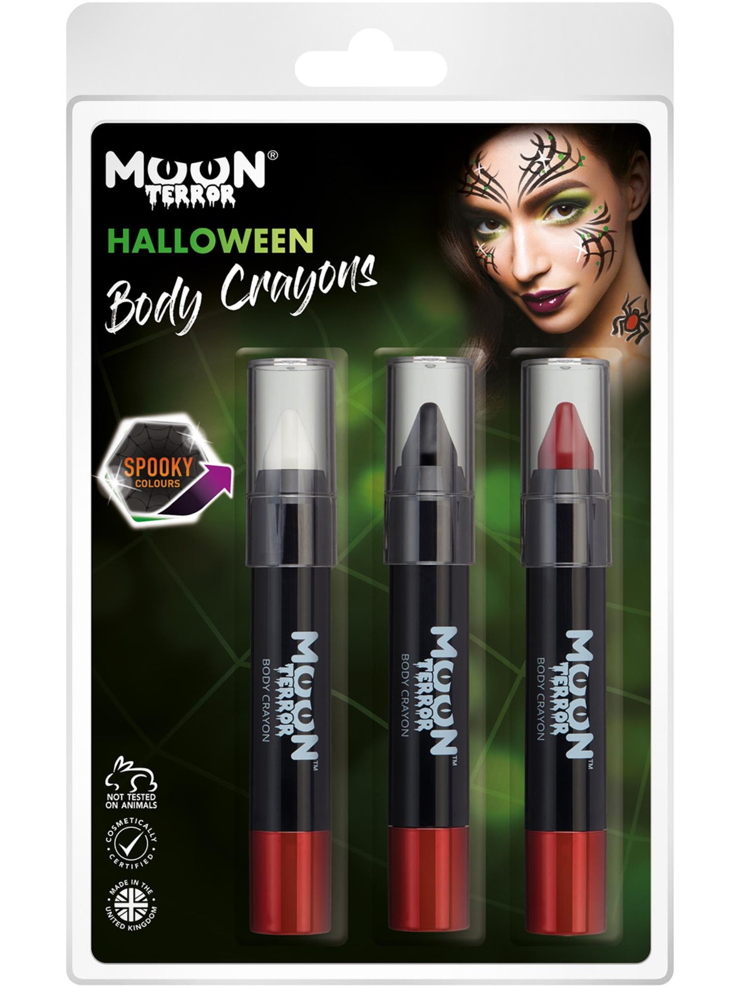 Moon Terror Halloween Body Crayons, Wholesale