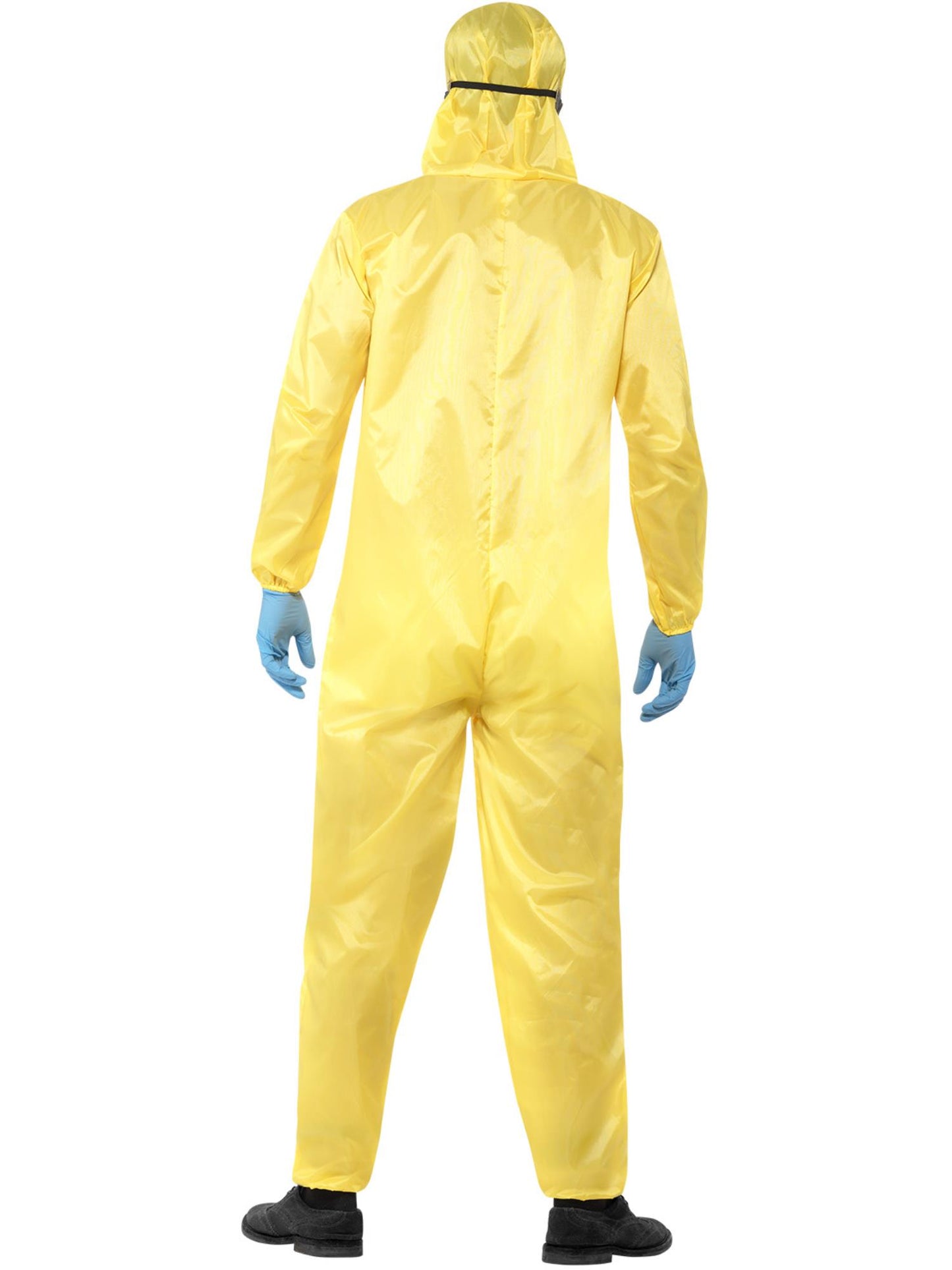 Disfraz de Breaking Bad, Amarillo, con buzo de protección, máscara, guantes y perilla