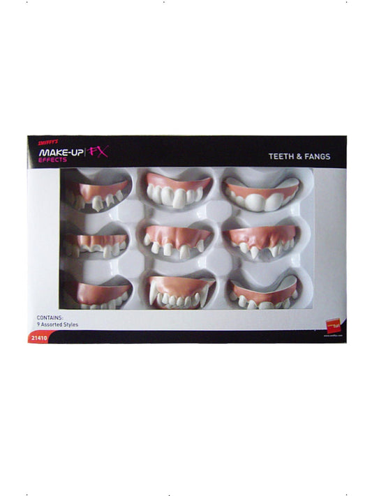 Smiffys Make-Up FX, Assorted Teeth & Fangs  Wholesale