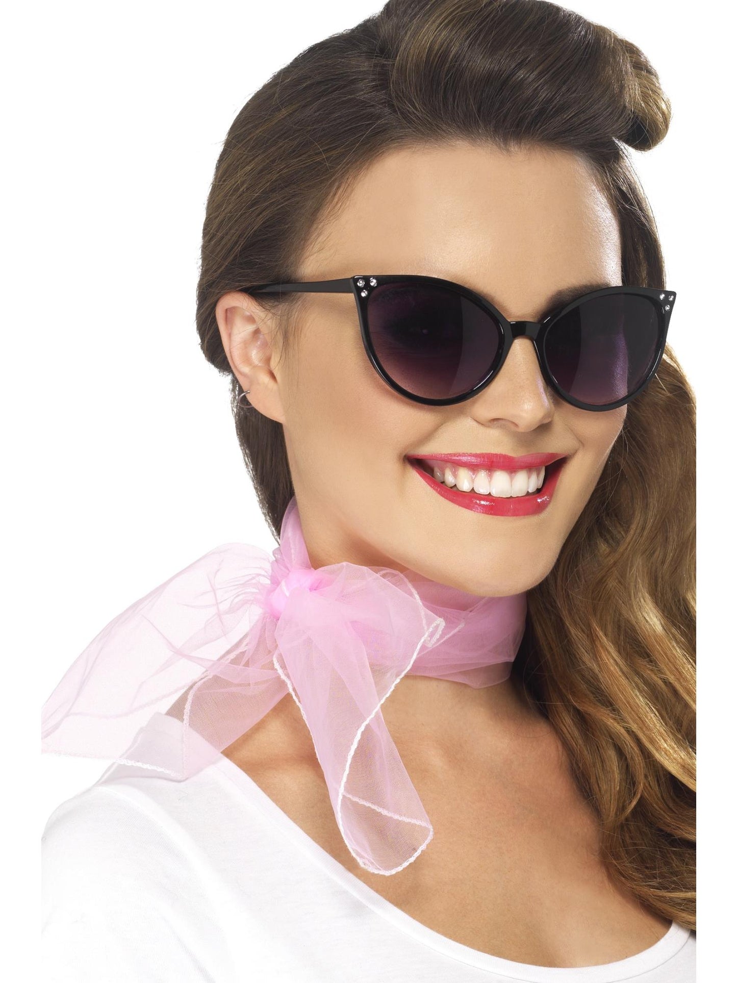 50s Neck Scarf, Pink  Wholesale