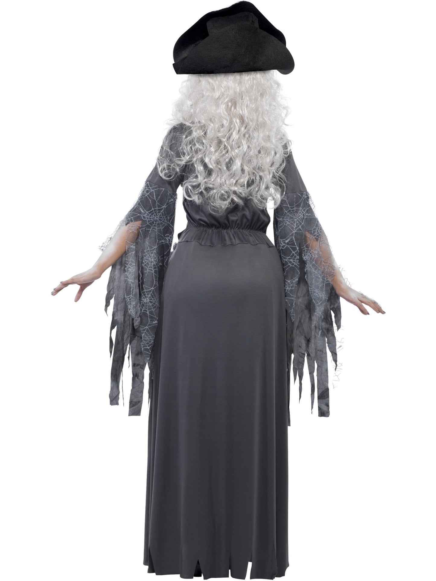 Costume princesse bateau fantôme, Gris, avec robe & chapeau
