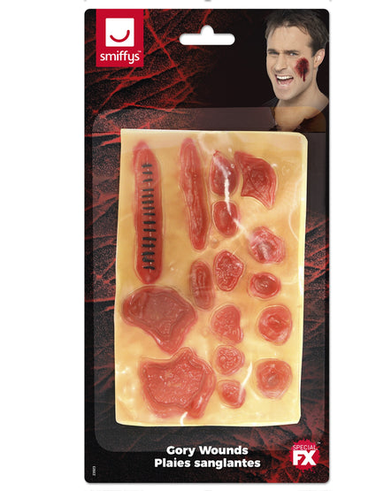 Smiffys Make-Up FX, Gory Wounds, Red  Wholesale