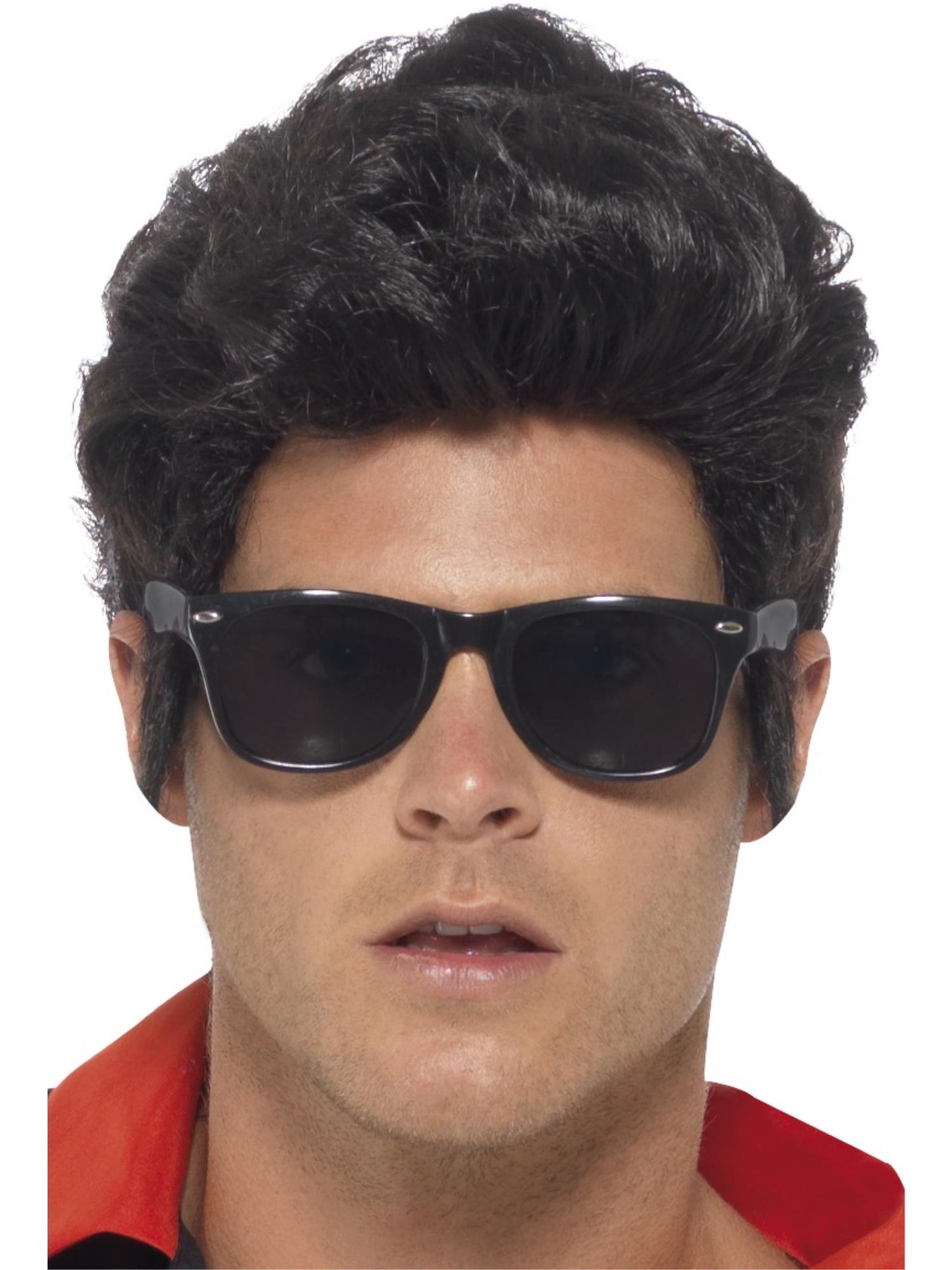 50er Stil Brille, Schwarz