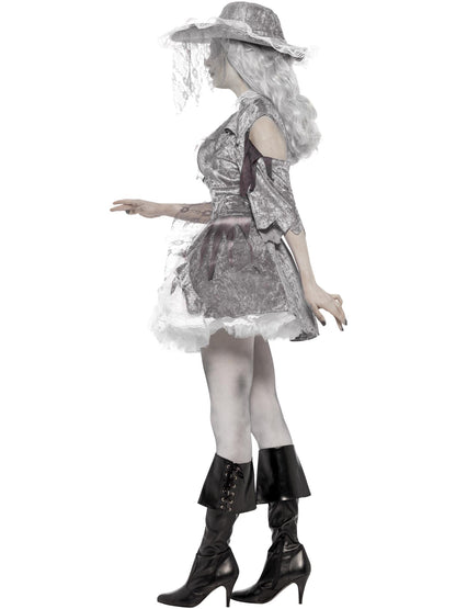 Deluxe Ghost Ship Pirate Treasure Costume, Grey  Wholesale