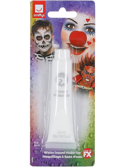 Smiffys Make-Up FX, Aqua Cream Make-Up, White  Wholesale