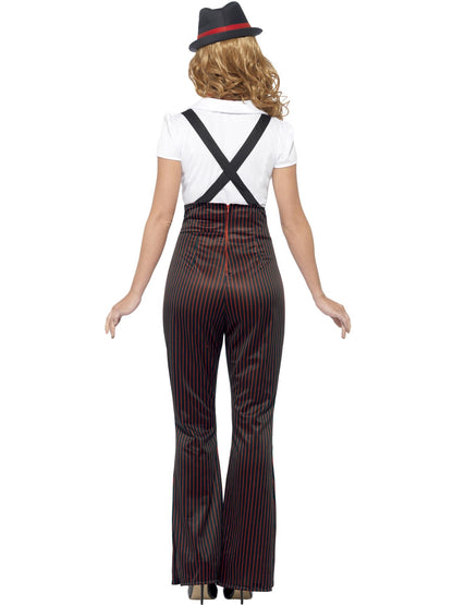 Glam Gangster Costume, Black & Red  Wholesale