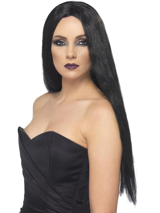 Peluca de bruja, Negra, 61cm de largo