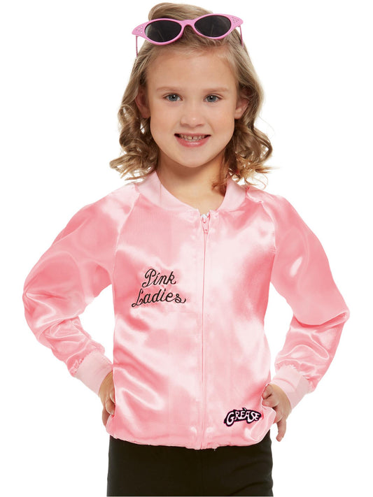 Jacke Grease Pink Ladies, Rosa, mit Logo