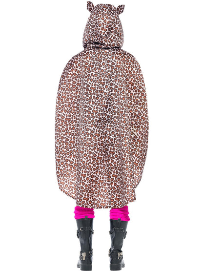 Party Poncho del Leopardo, con Bolsa con Asas