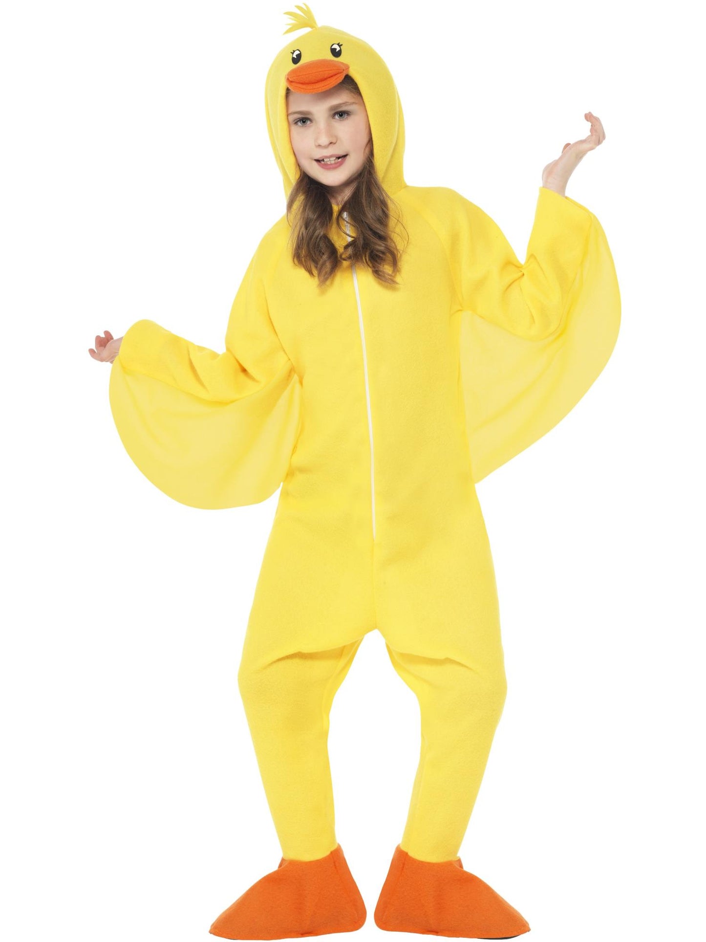 Costume de canard, jaune, tout-en-un avec capuche