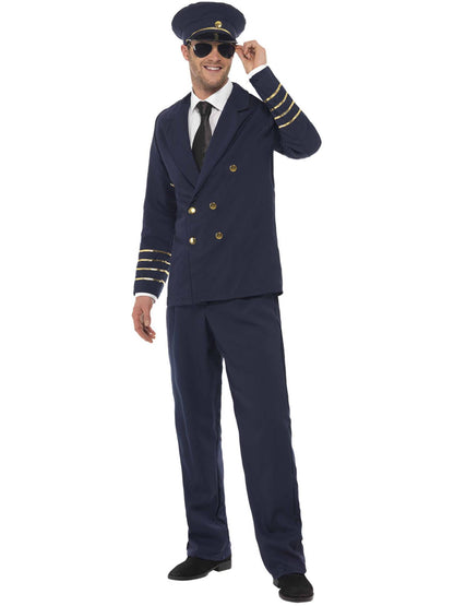 Pilot Costume, Navy Blue  Wholesale