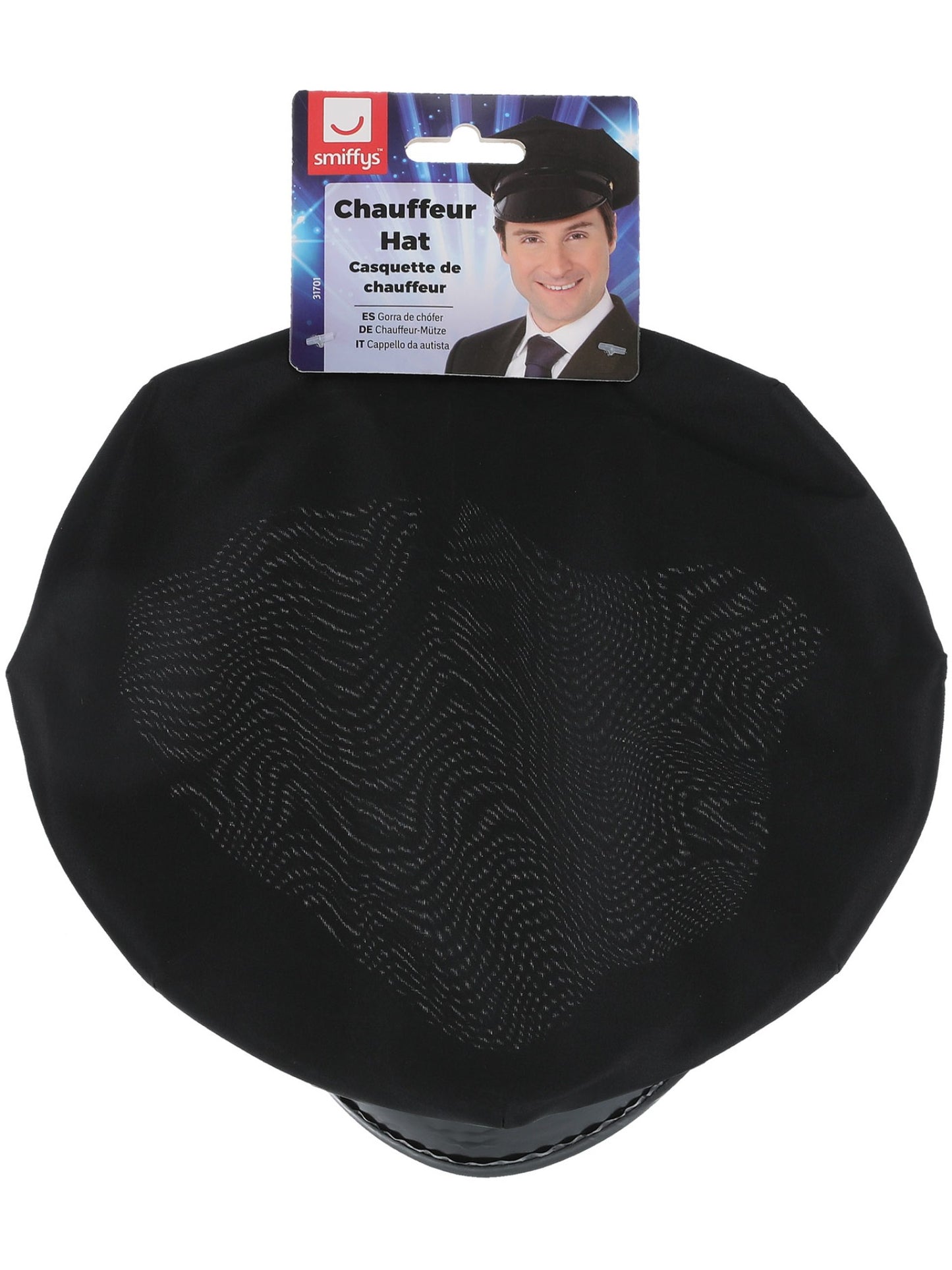 Chauffeur Hat, Black  Wholesale