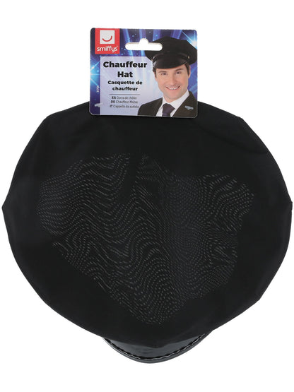 Chauffeur Hat, Black  Wholesale